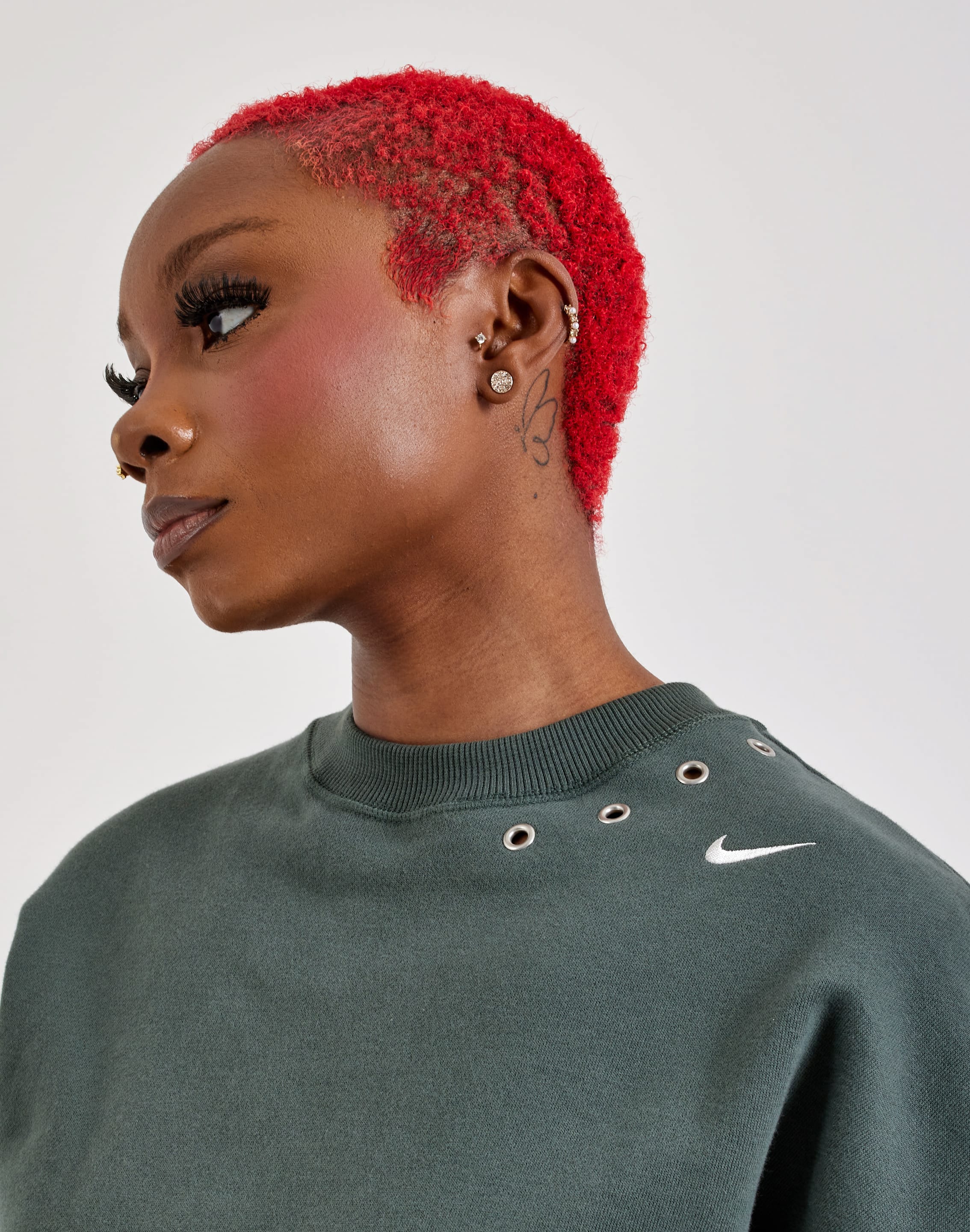 Photo of Nike Studio Fleece Crewneck Sweatshirt