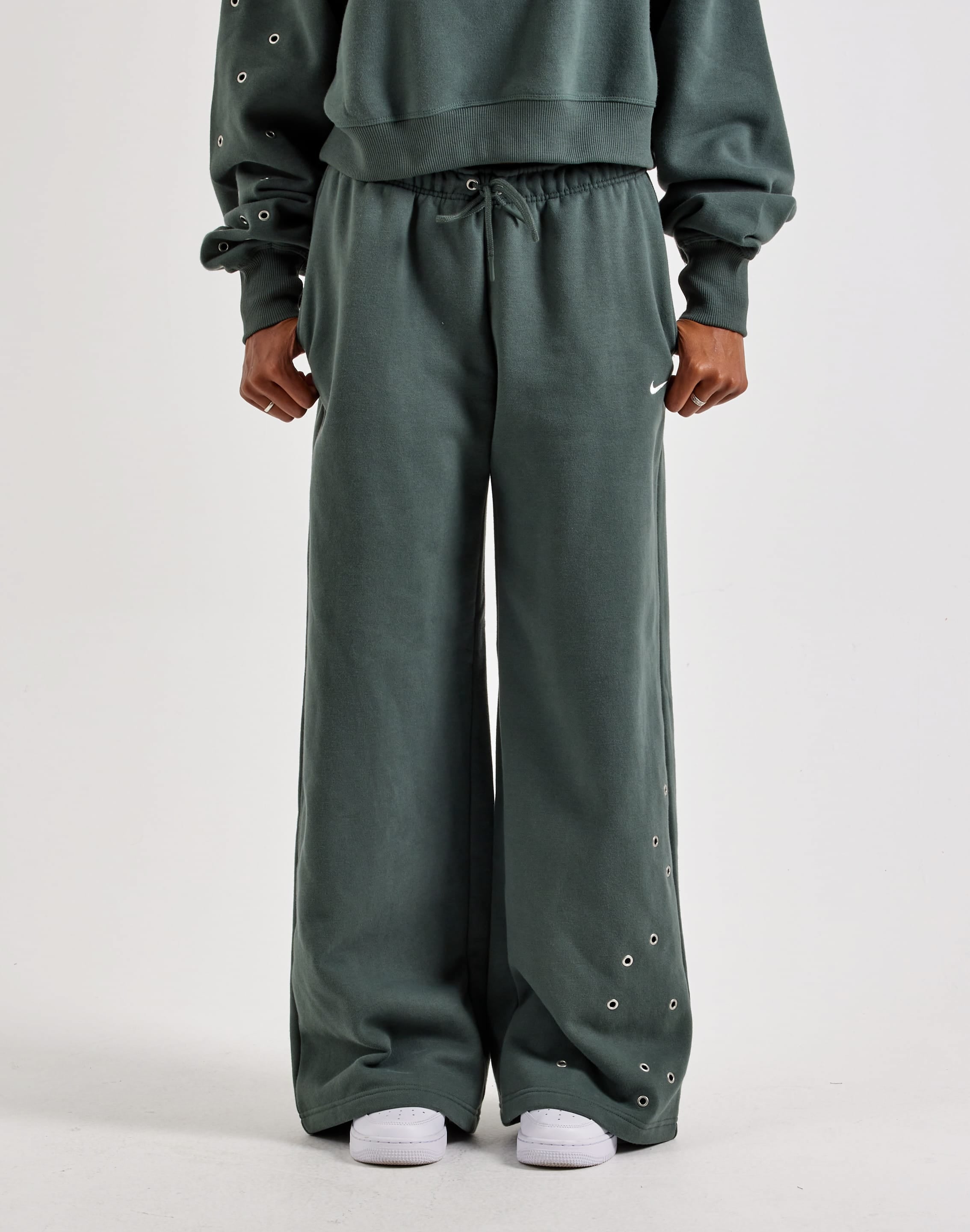 Nike Studio Fleece Medium-Weight Wide-Leg Pants, image 2 of 6