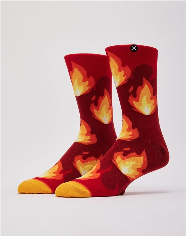 Photo of Odd Sox Fire Emoji Crew Socks