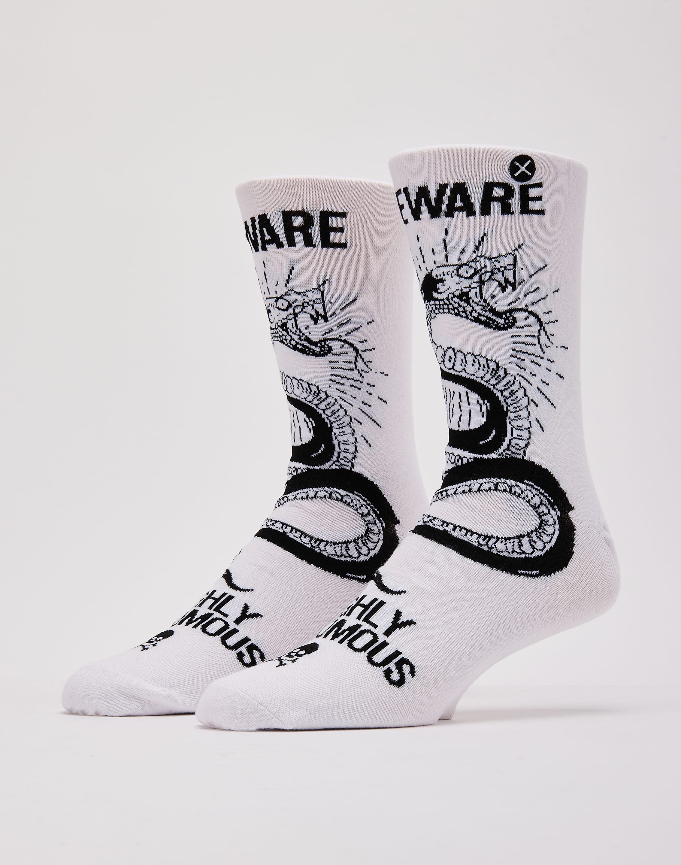 Photo of Odd Sox Beware Of Snakes Crew Socks