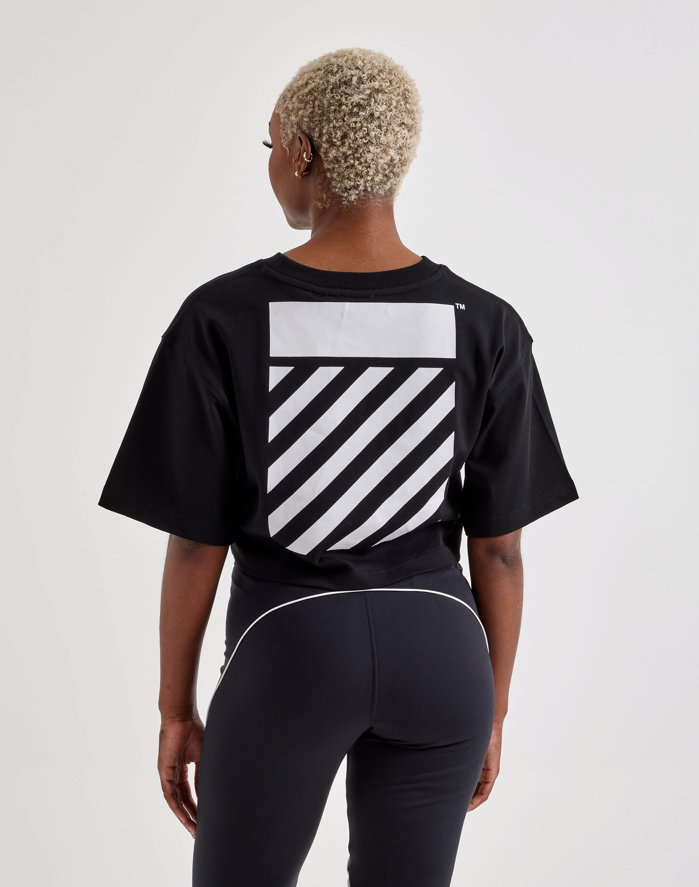 Photo of Off-White L/AB Cropped Logo Tee