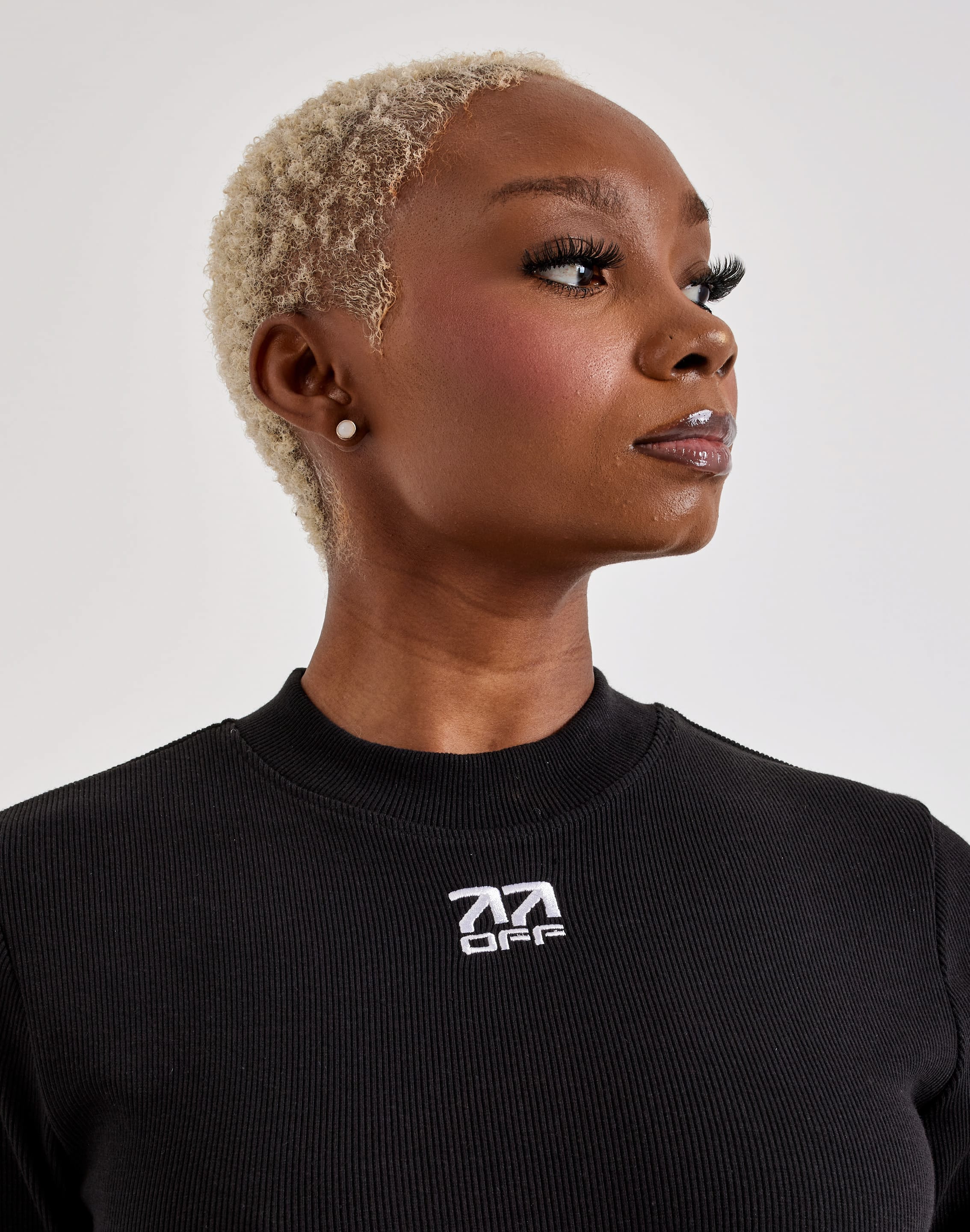 Photo of Off-White L/AB Long-Sleeve Fitted Dress
