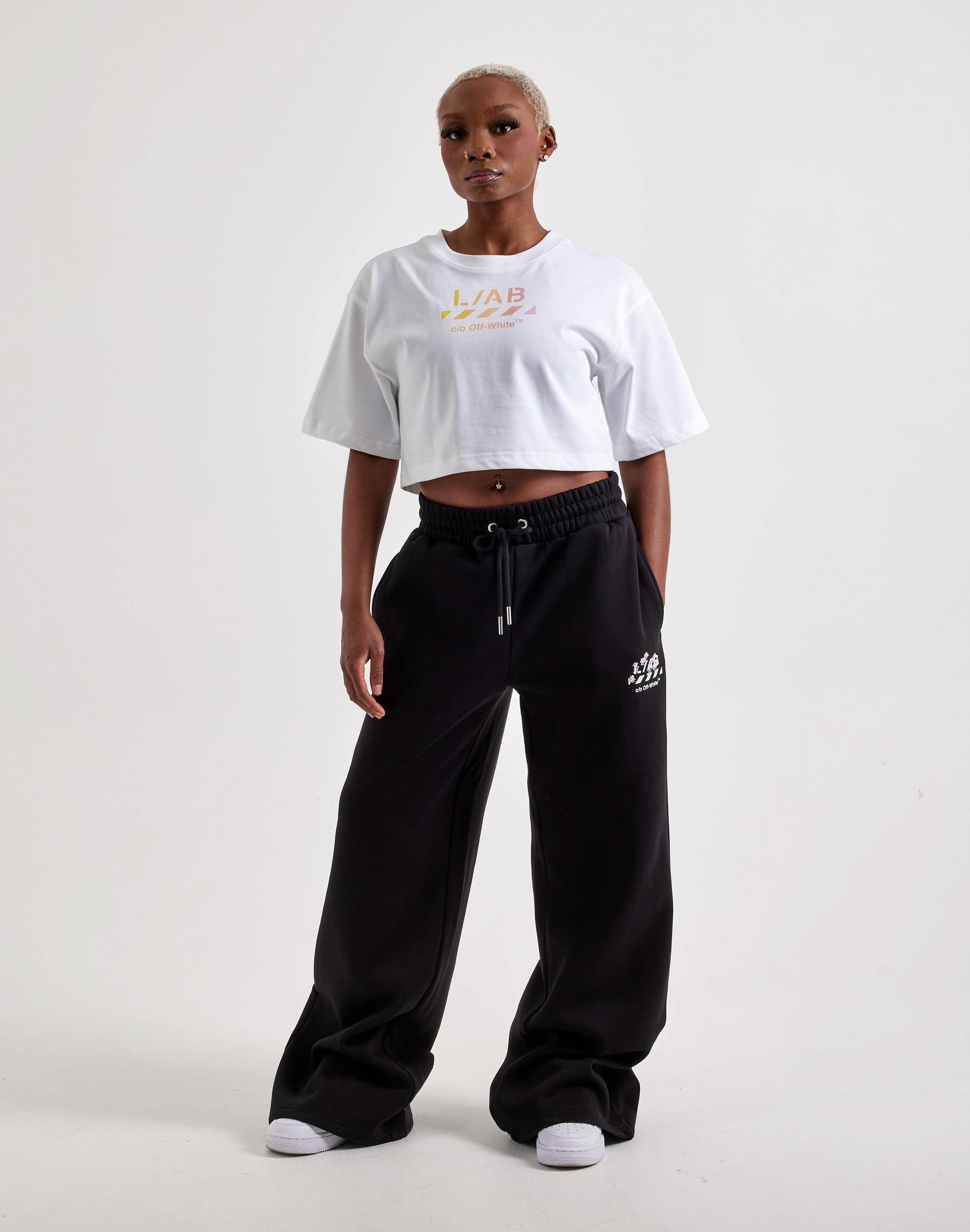 Photo of Off-White L/AB Cropped Logo Tee