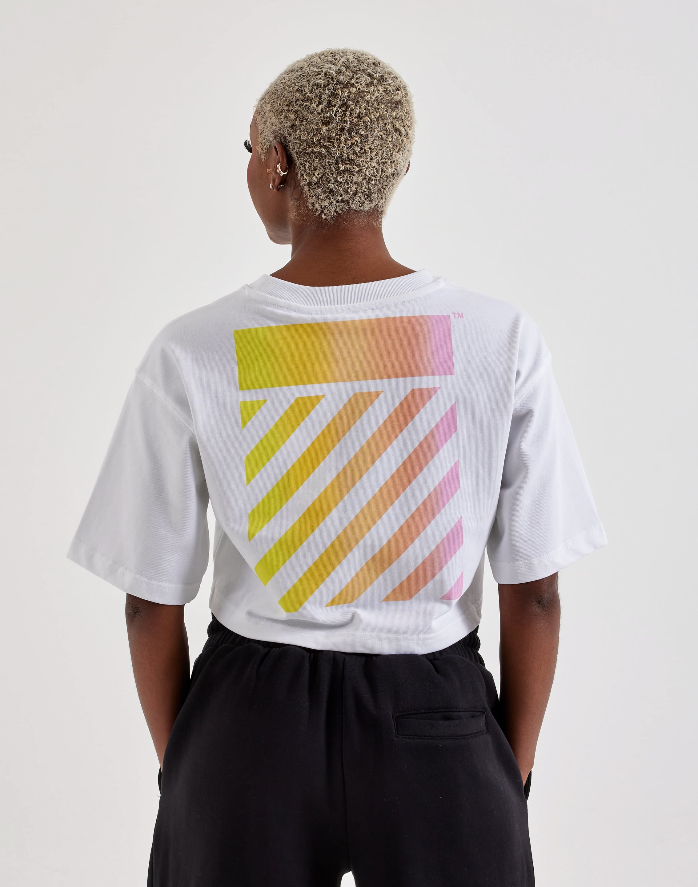 Photo of Off-White L/AB Cropped Logo Tee