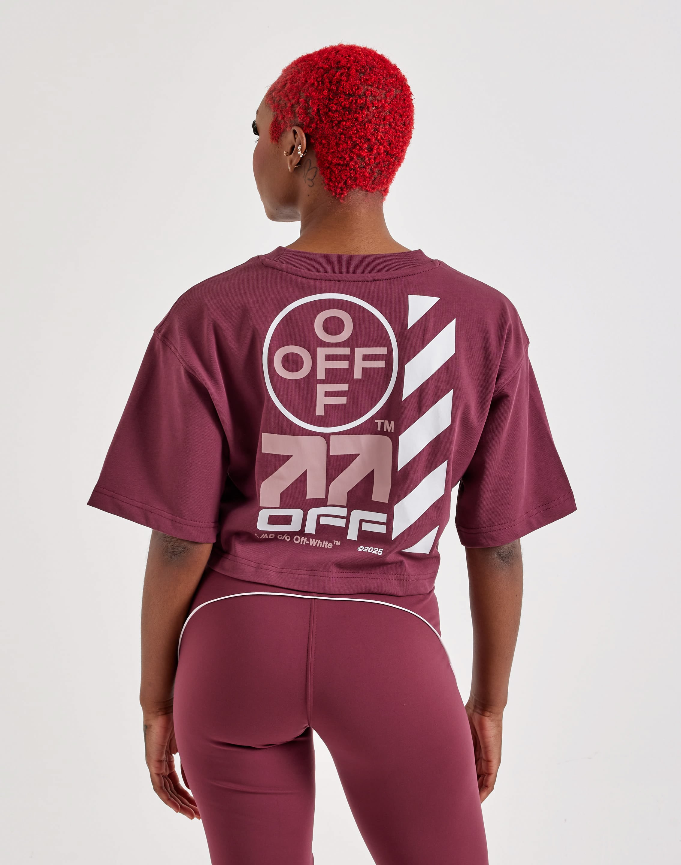Photo of Off-White L/AB Cropped Graphic Tee