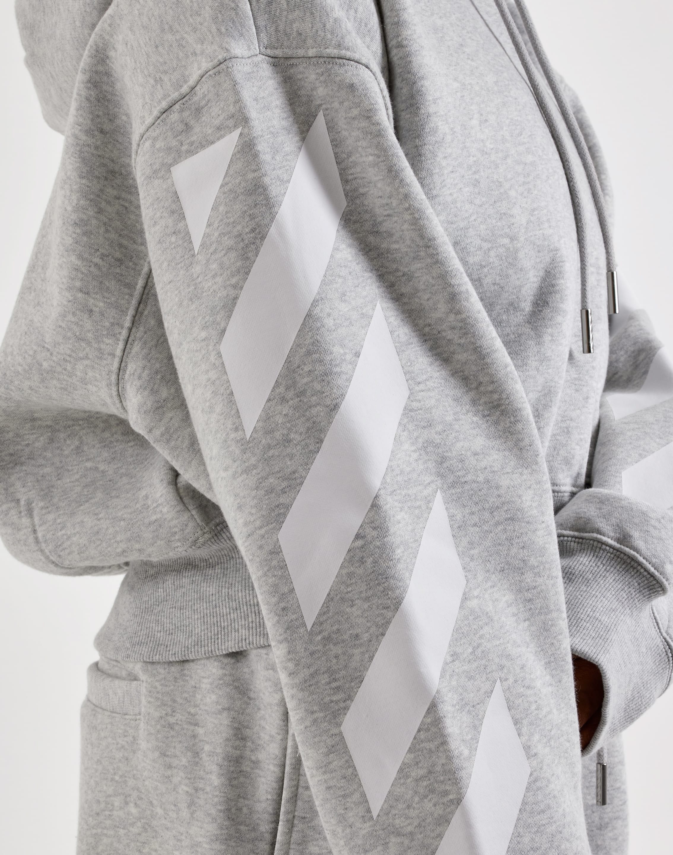 Photo of Off-White L/AB Cropped Fleece Hoodie