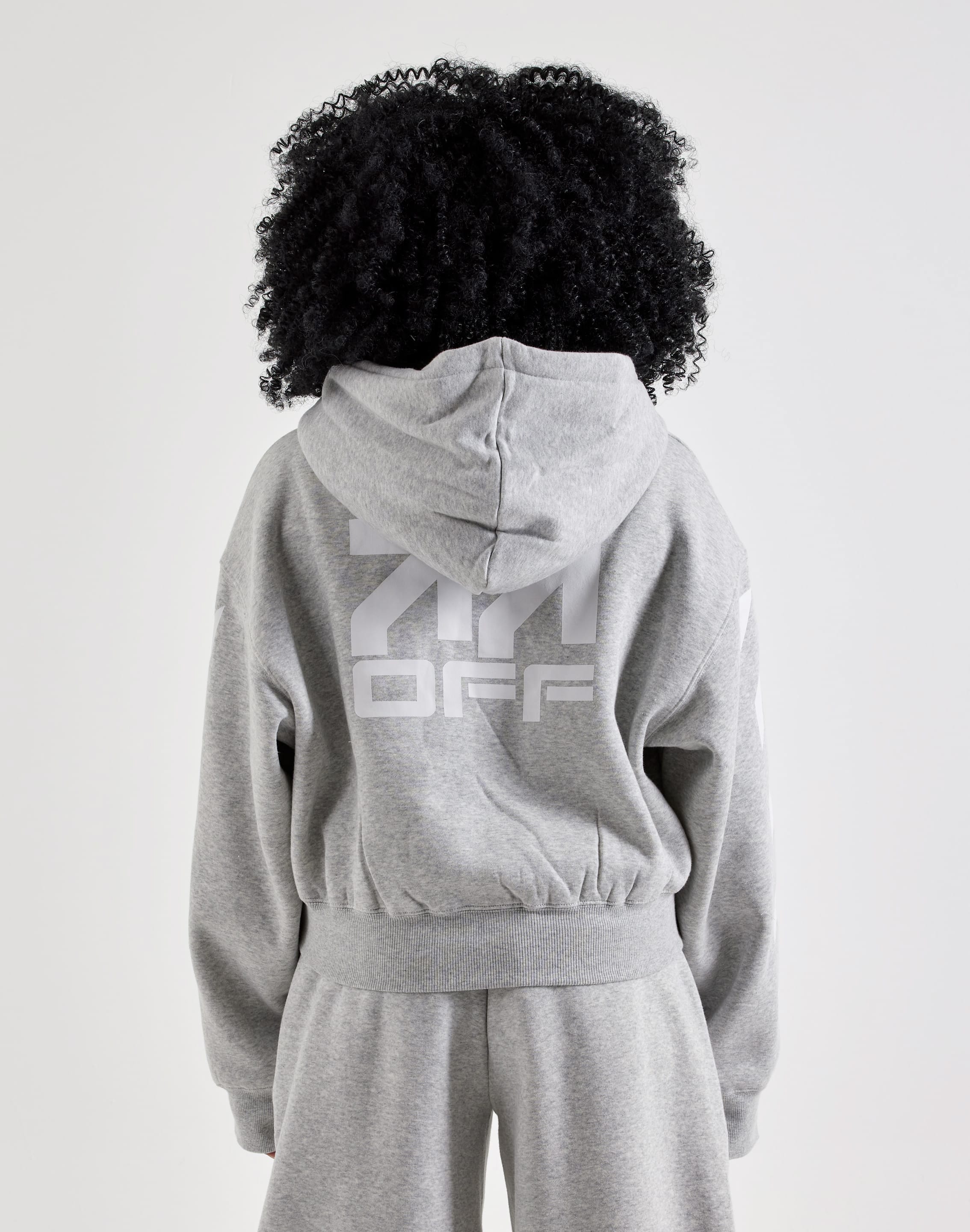 Photo of Off-White L/AB Cropped Fleece Hoodie