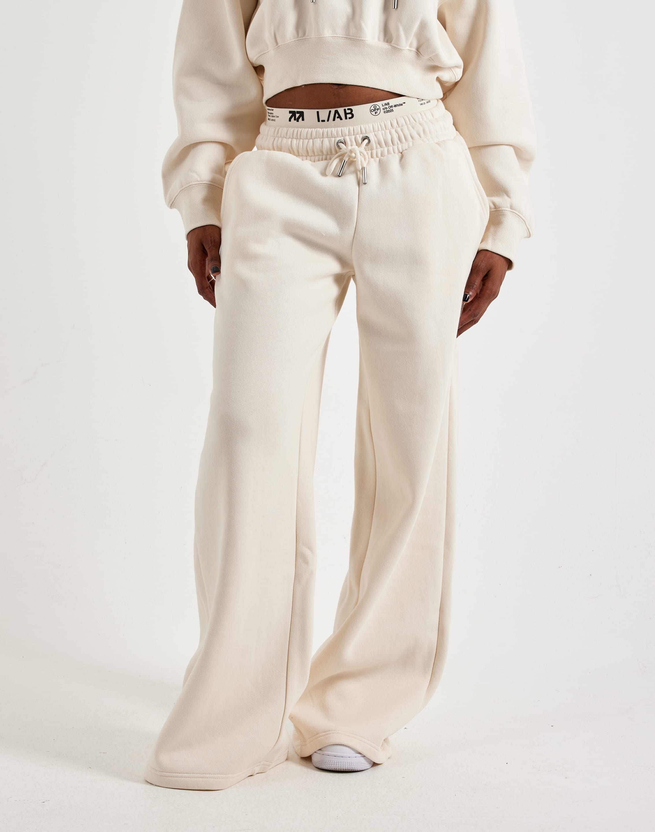 Photo of Off-White L/AB Double Waistband Fleece Sweatpants