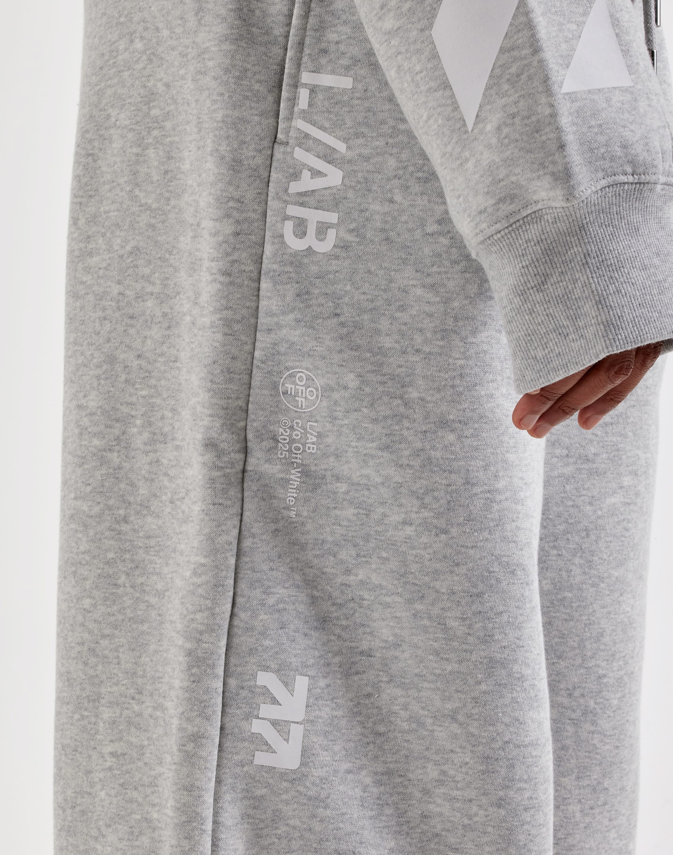 Photo of Off-White L/AB Wide-Leg Fleece Sweatpants