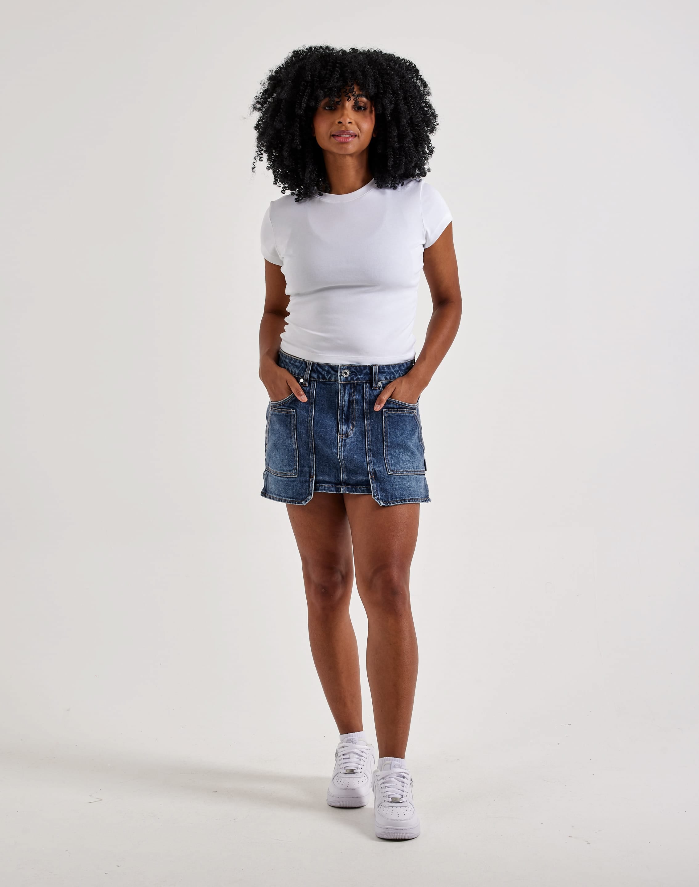 Photo of Off-White L/AB Denim Mini Skirt