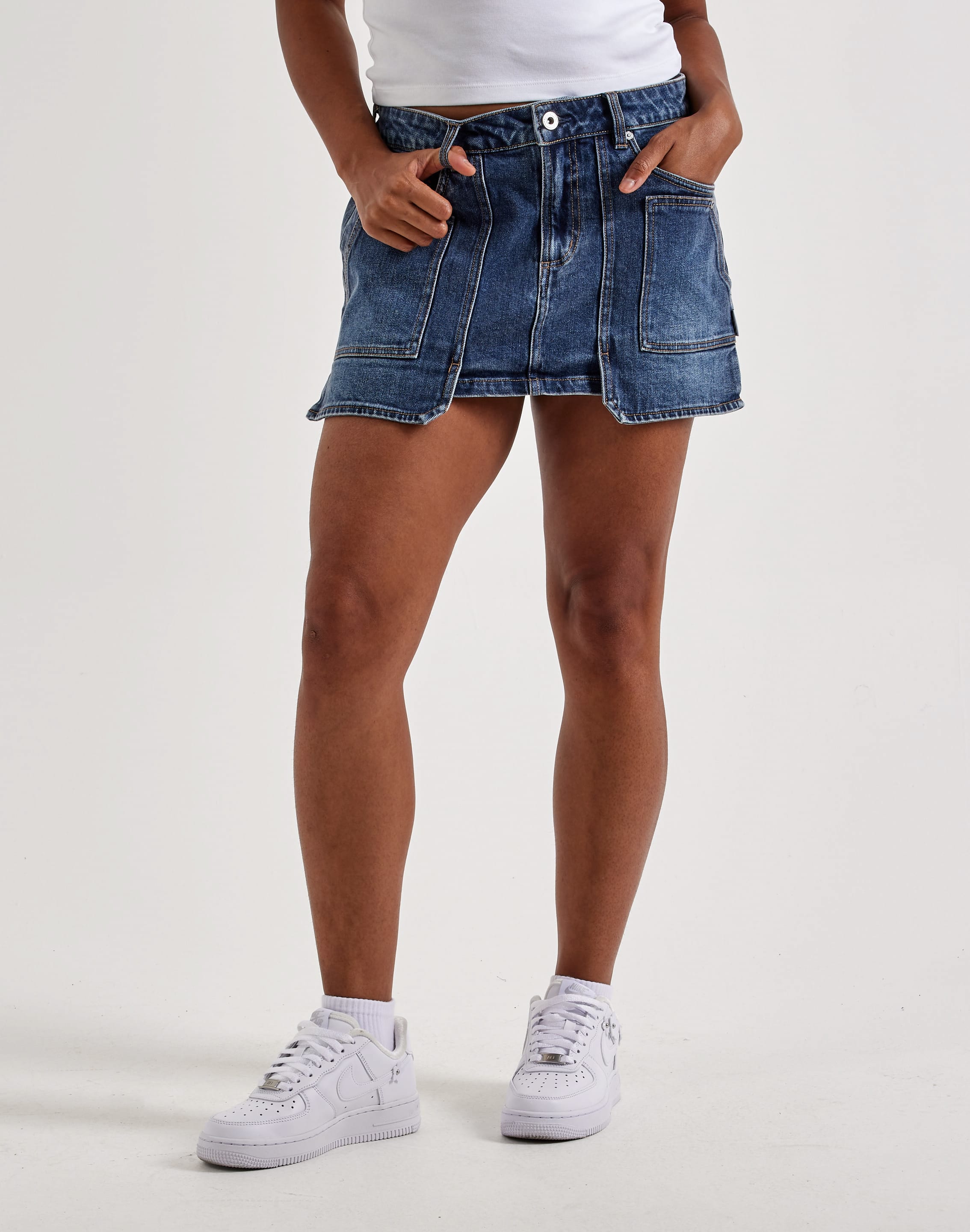 Photo of Off-White L/AB Denim Mini Skirt