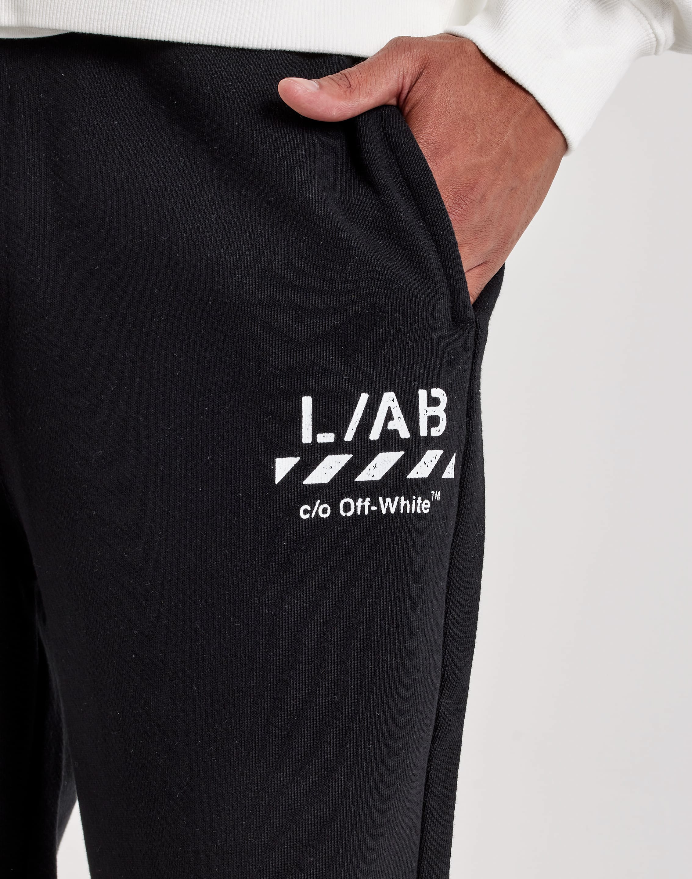 Photo of Off-White L/AB Diagonal Fleece Pants