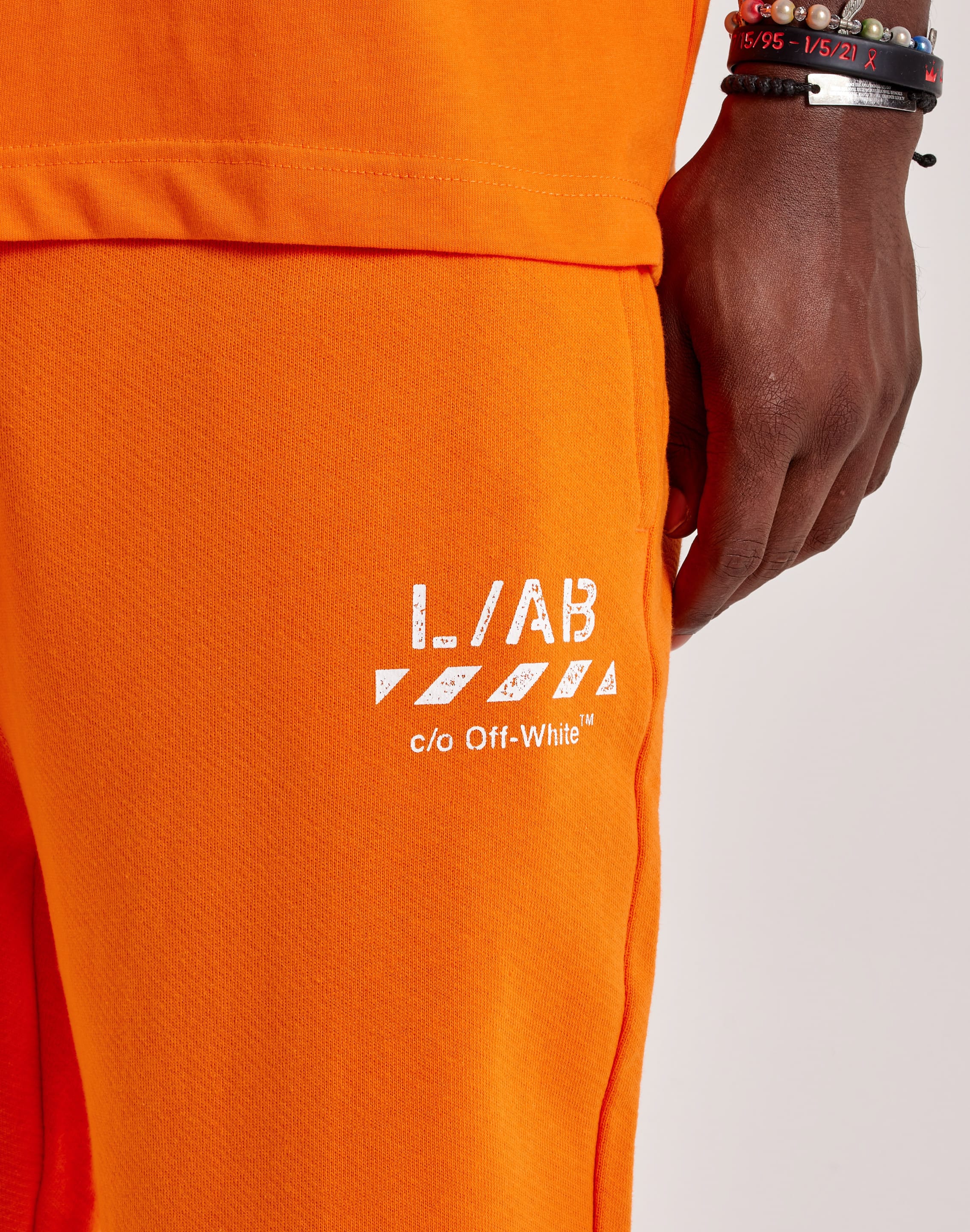 Photo of Off-White L/AB Diagonal Fleece Pants