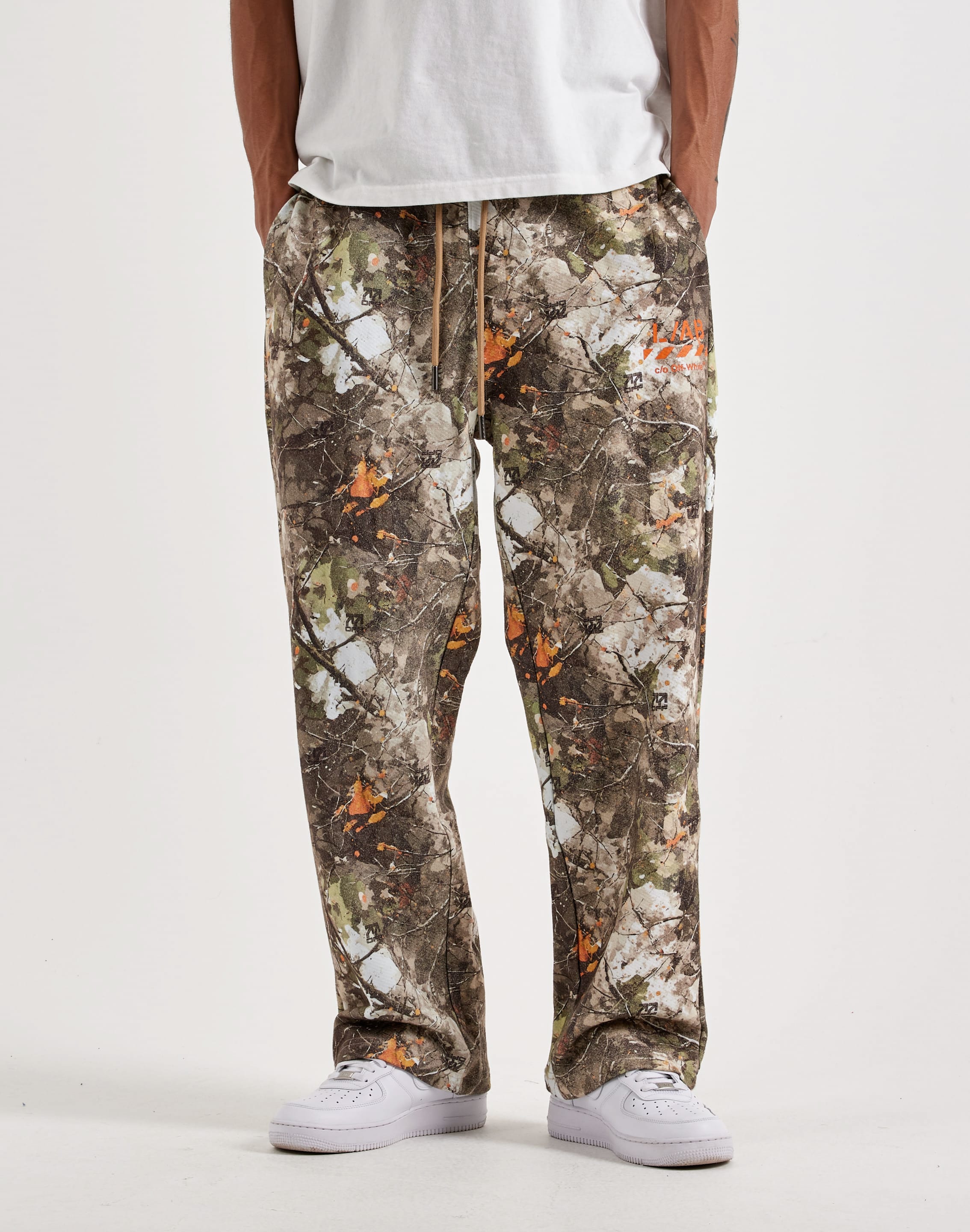 Photo of Off-White L/AB Camo Open-Hem Fleece Pants