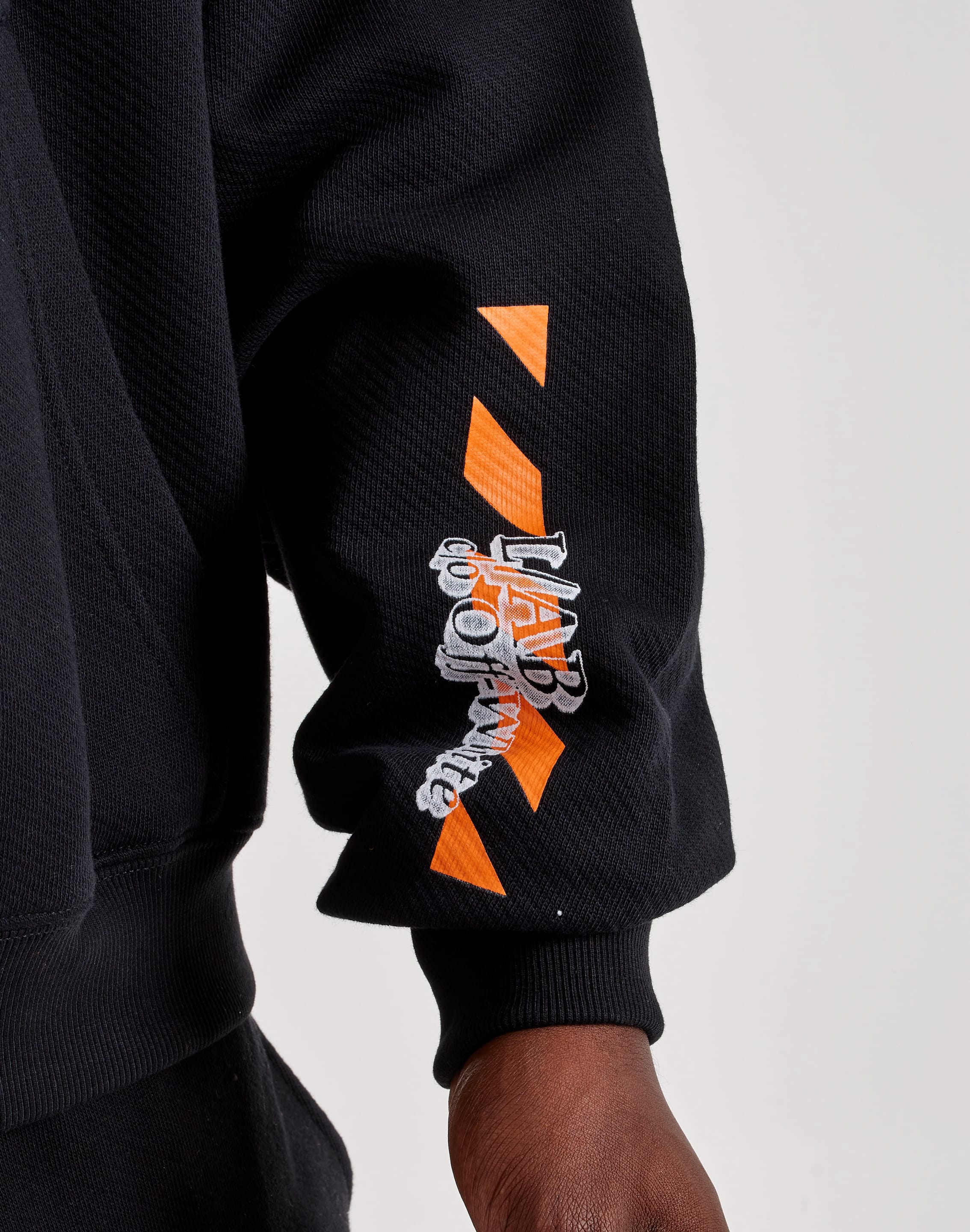 Photo of Off-White L/AB Duct Tape Fleece Hoodie