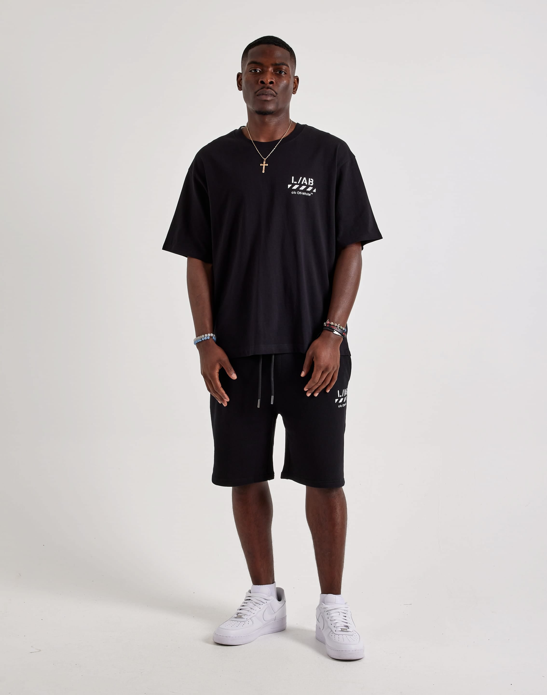 Photo of Off-White L/AB Diagonal Tee