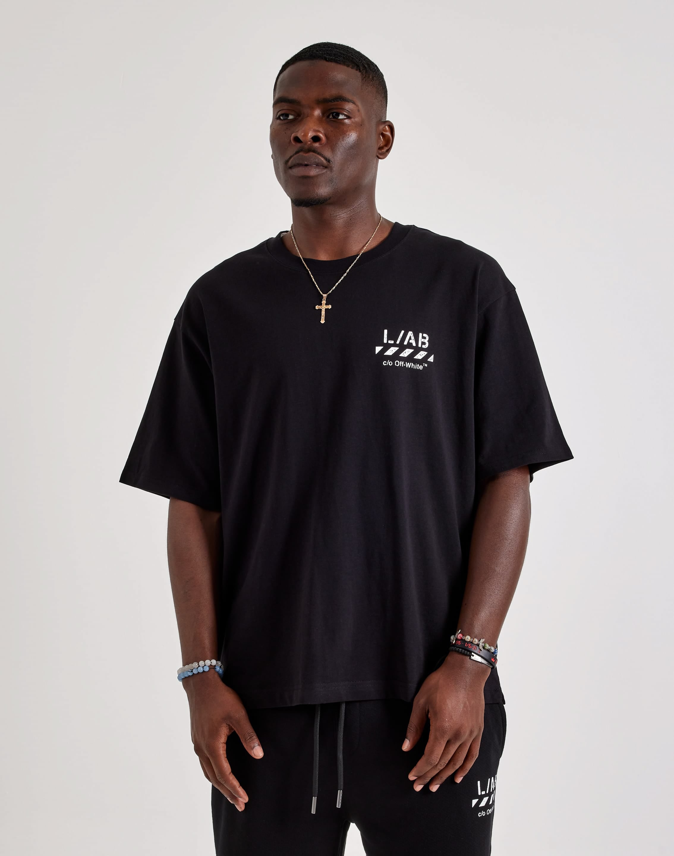 Photo of Off-White L/AB Diagonal Tee