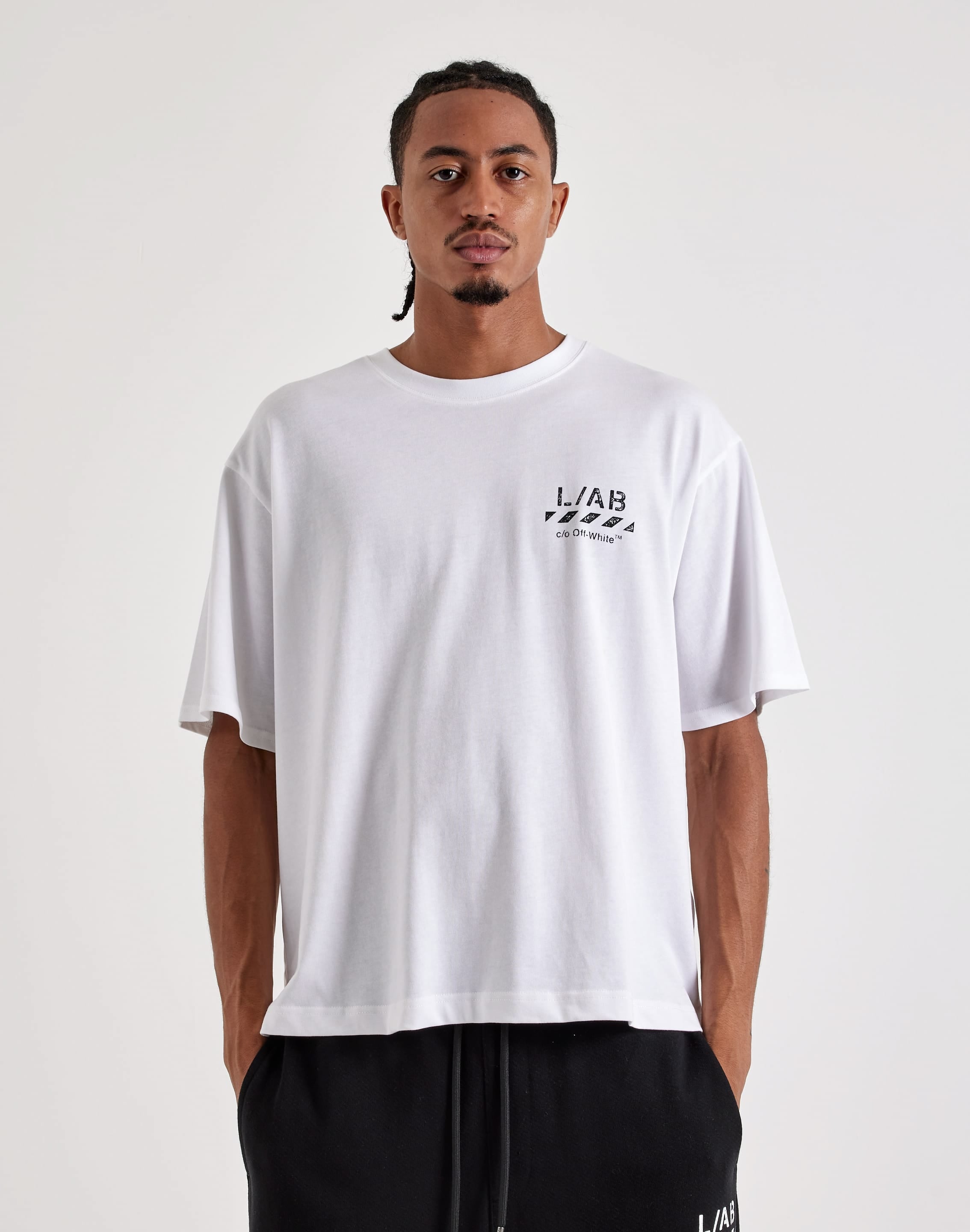 Photo of Off-White L/AB Diagonal Tee