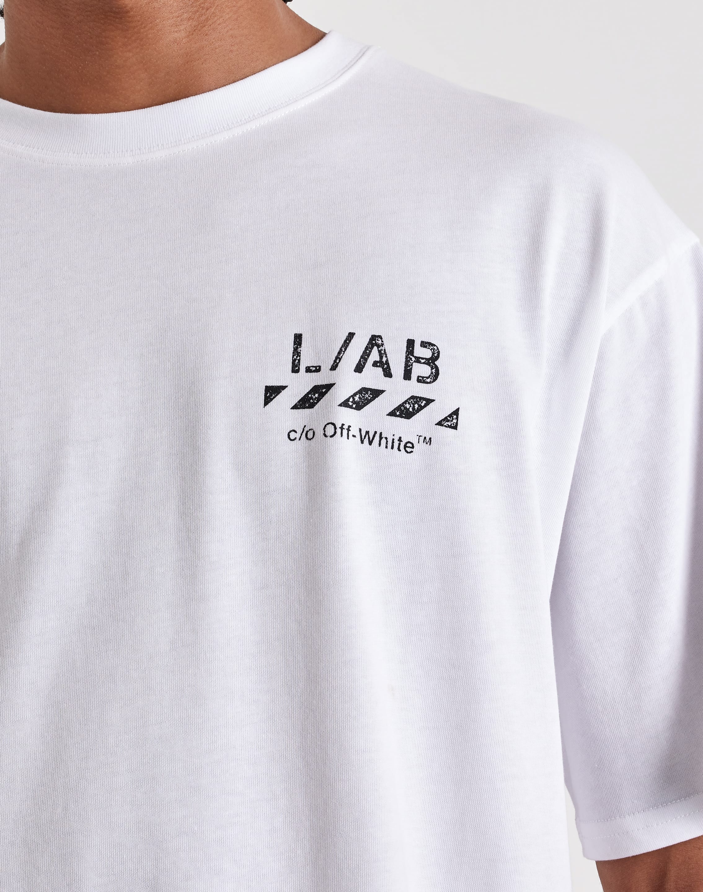Photo of Off-White L/AB Diagonal Tee
