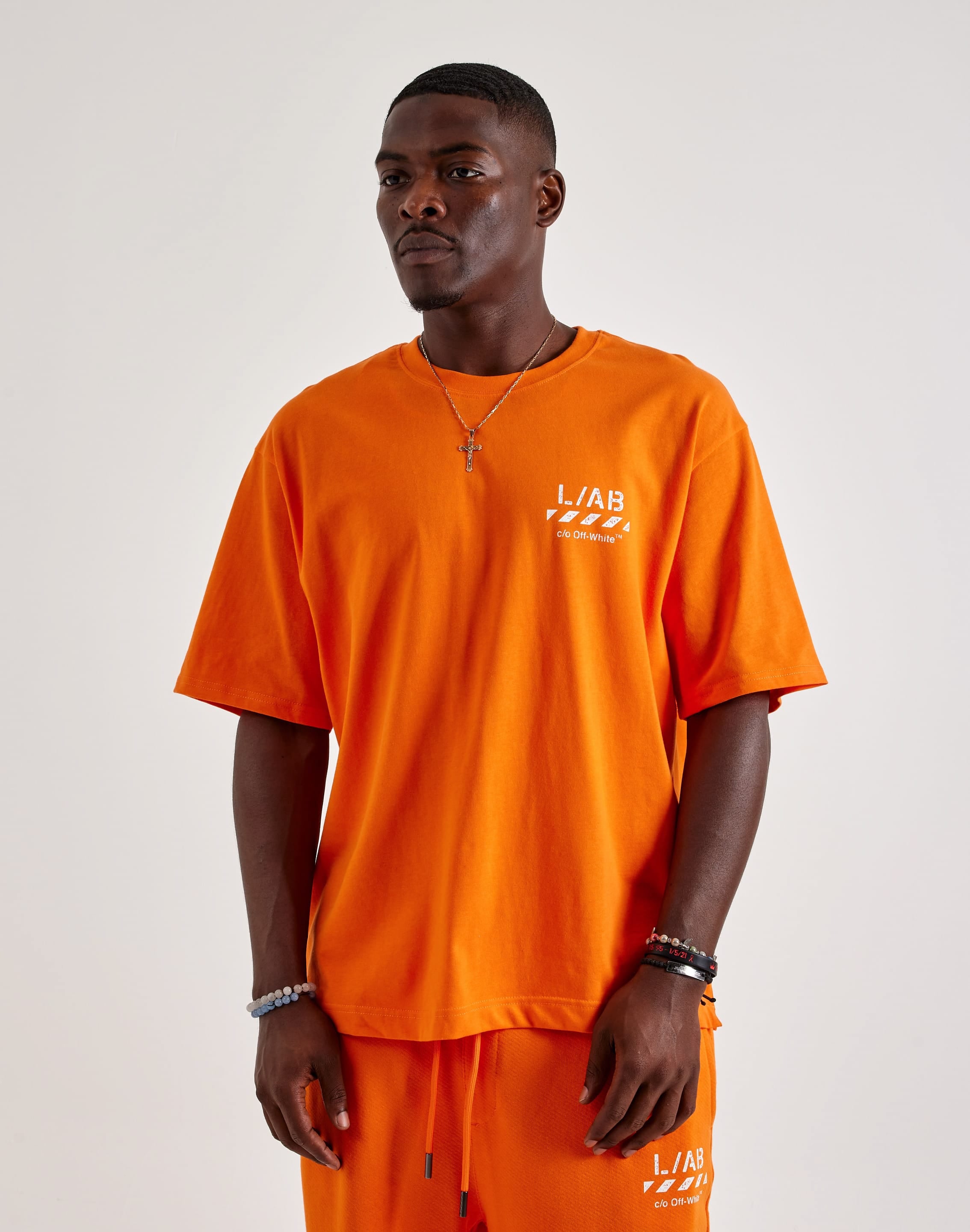 Photo of Off-White L/AB Diagonal Tee