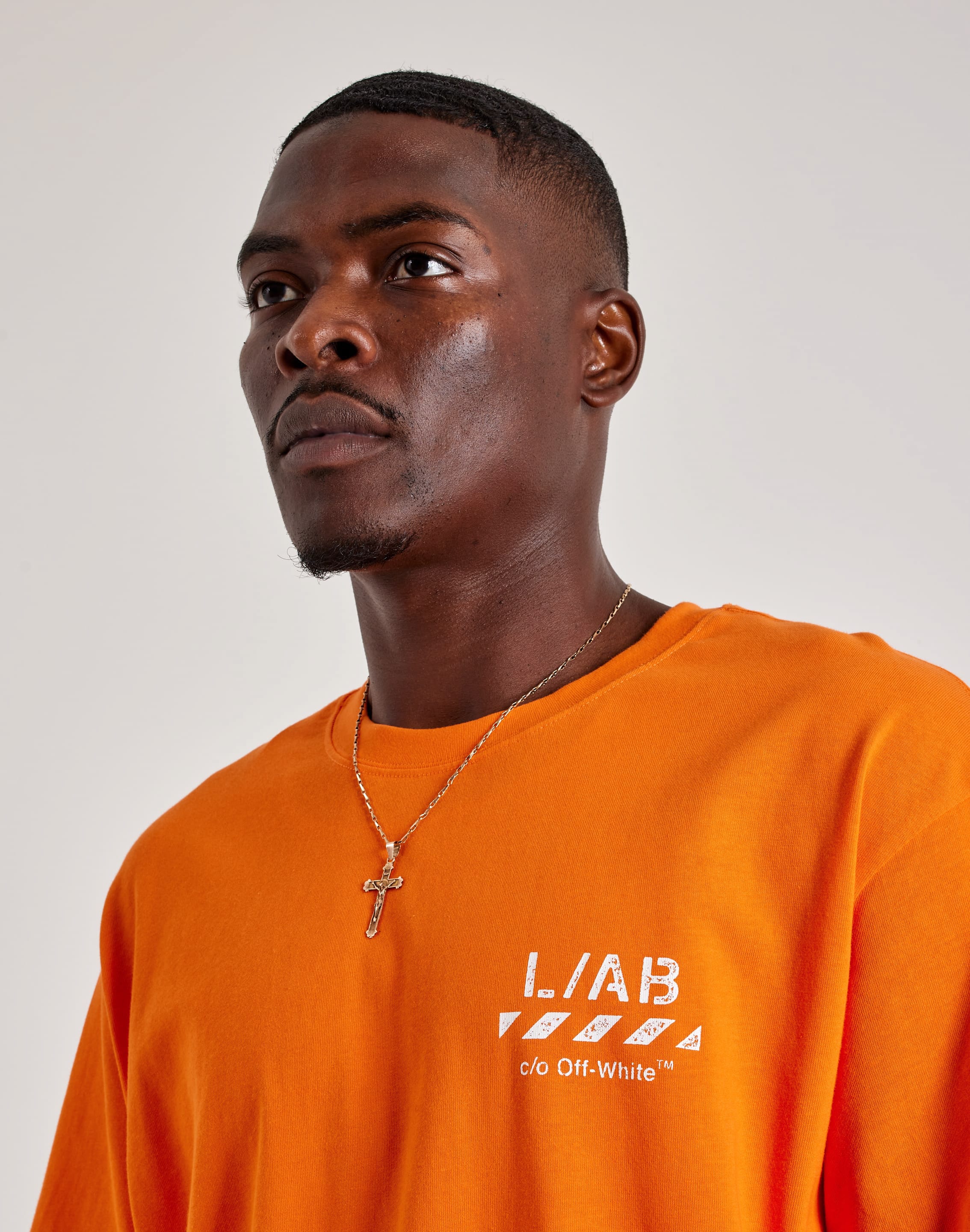 Photo of Off-White L/AB Diagonal Tee