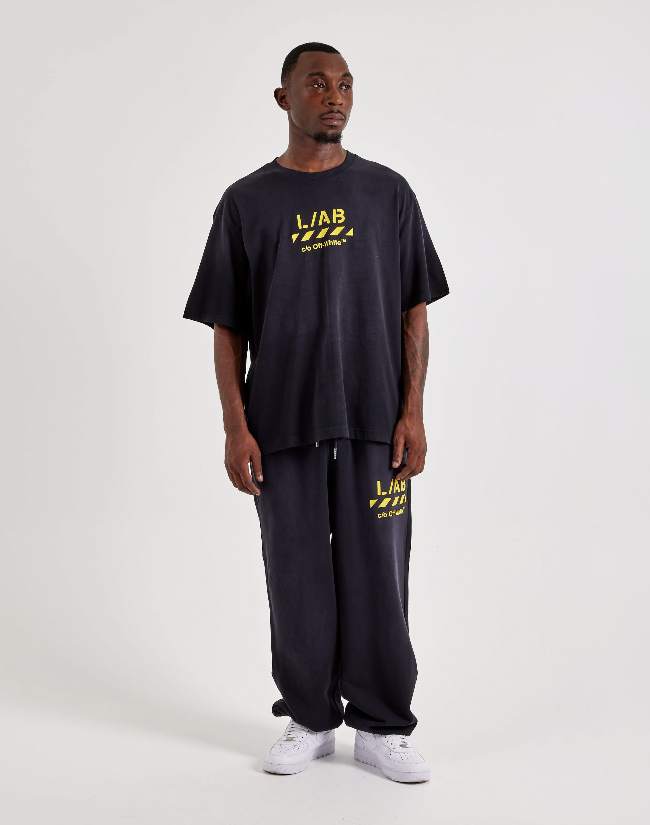 Photo of Off-White L/AB Diagonal Tee