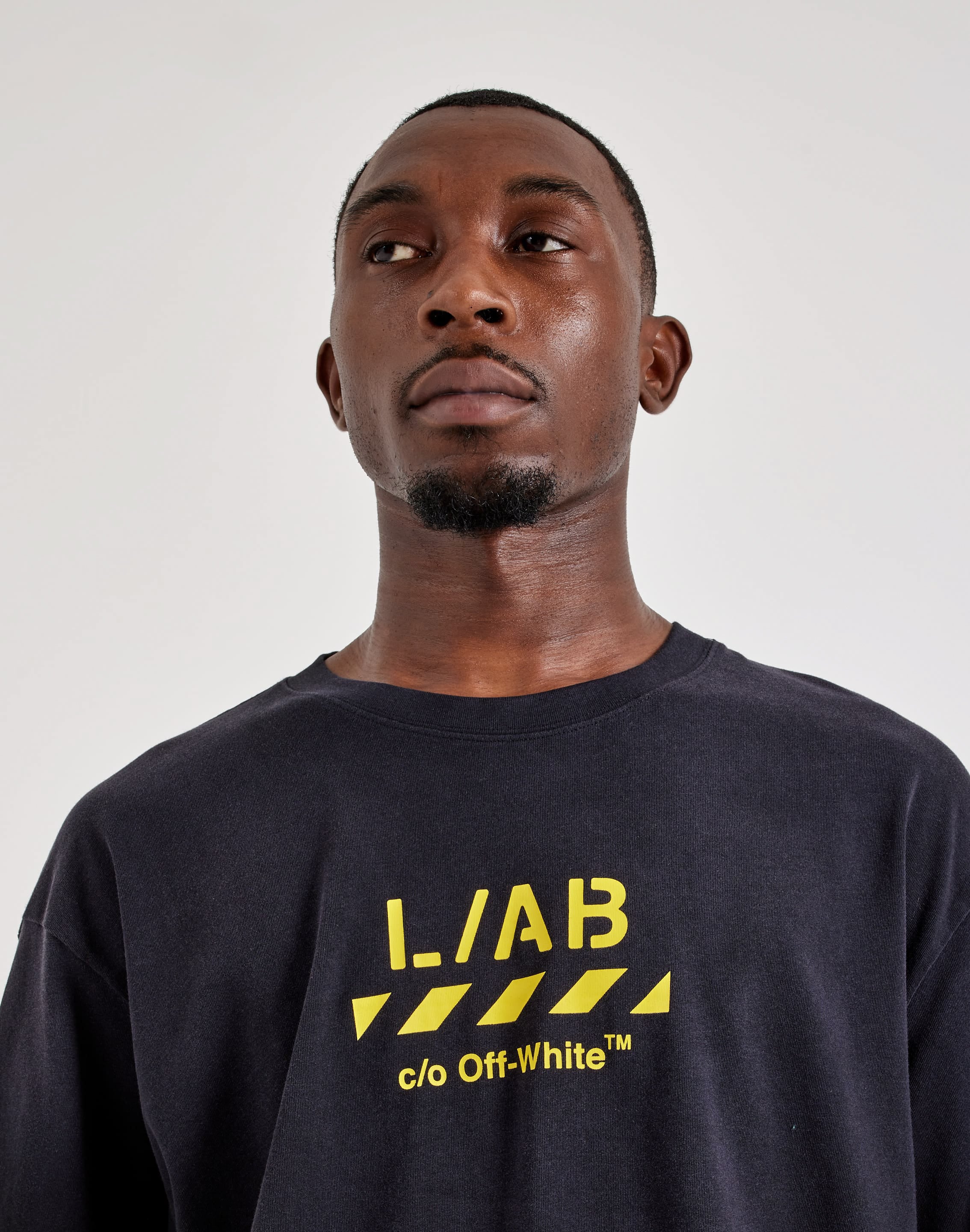 Photo of Off-White L/AB Diagonal Tee