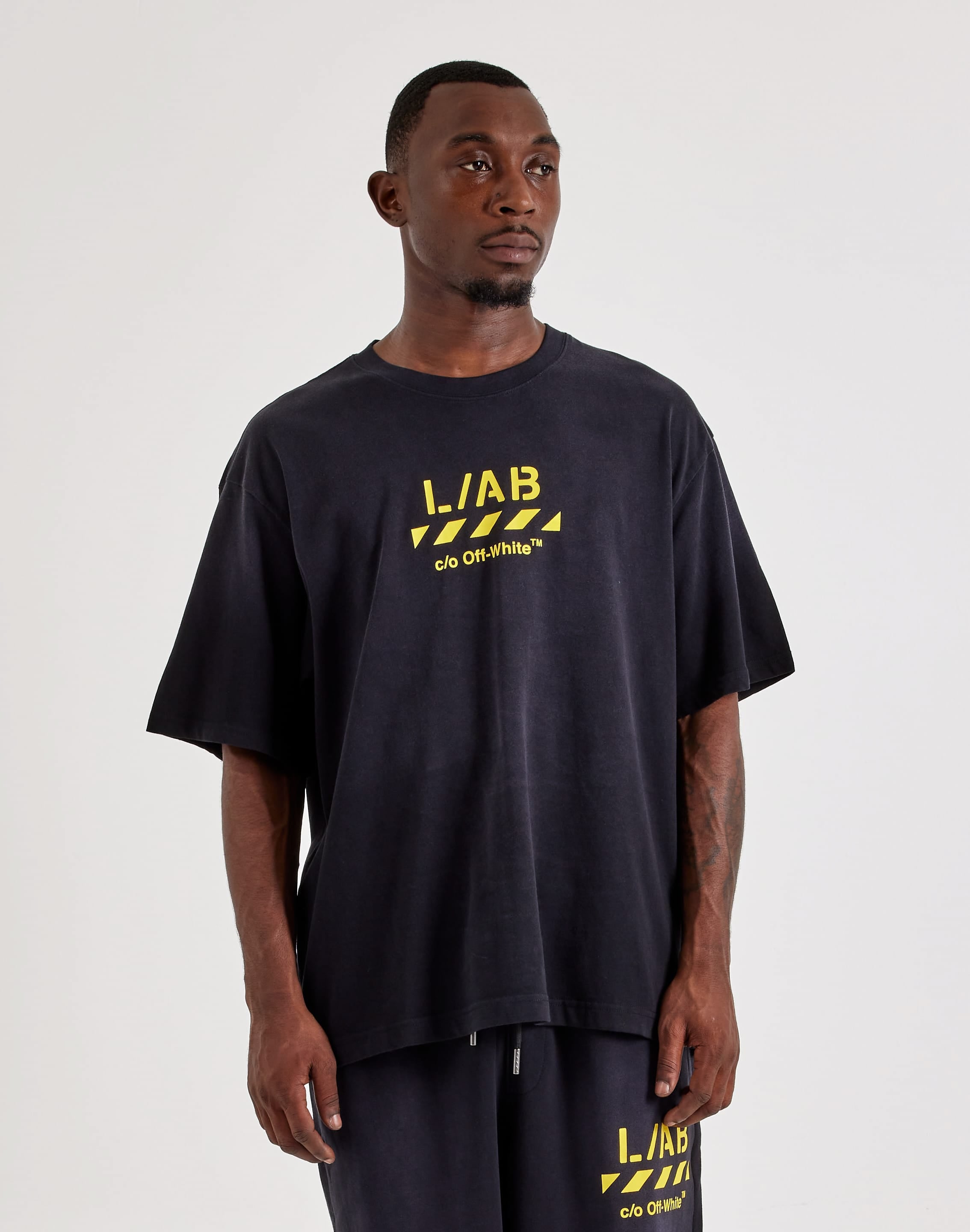 Photo of Off-White L/AB Diagonal Tee