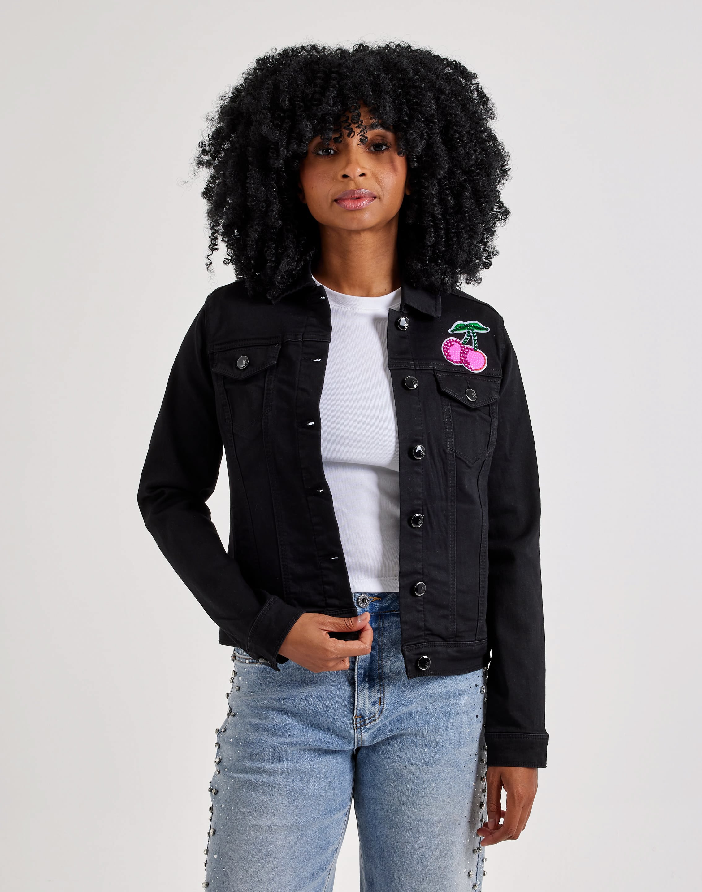 Photo of Kosturakis Crafts Pool Party Denim Jacket