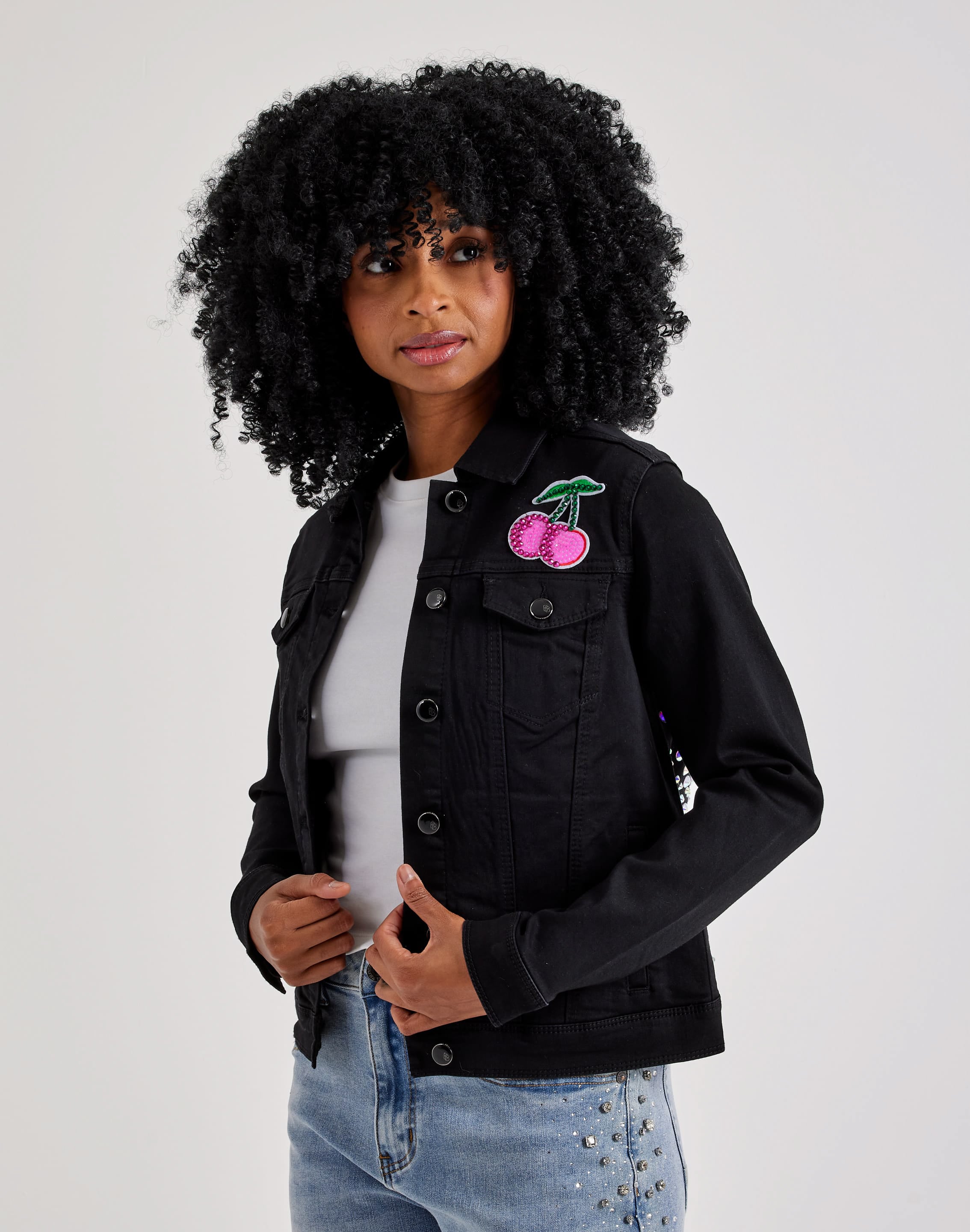 Photo of Kosturakis Crafts Pool Party Denim Jacket