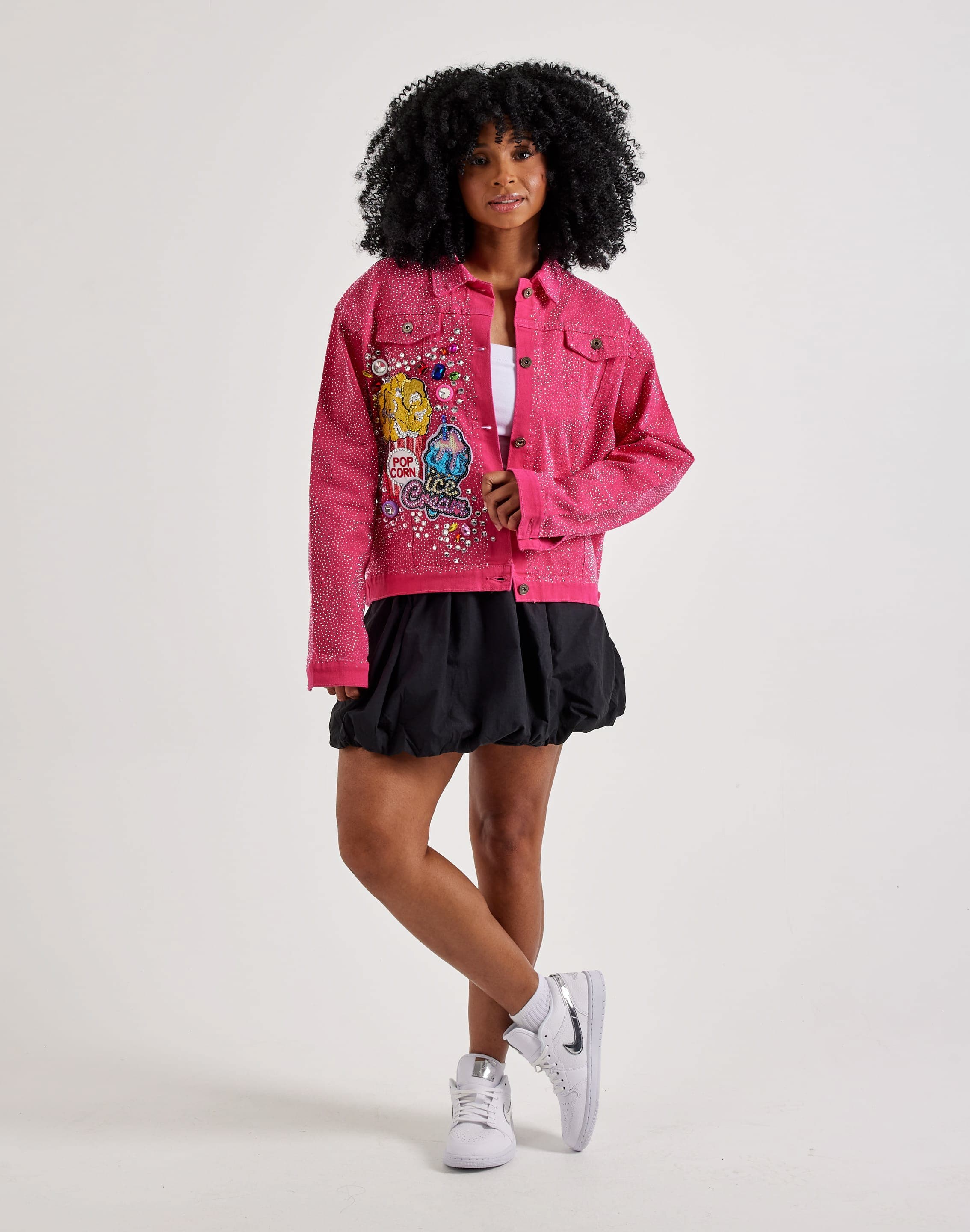 Photo of Kosturakis Crafts Peace & Love Denim Jacket
