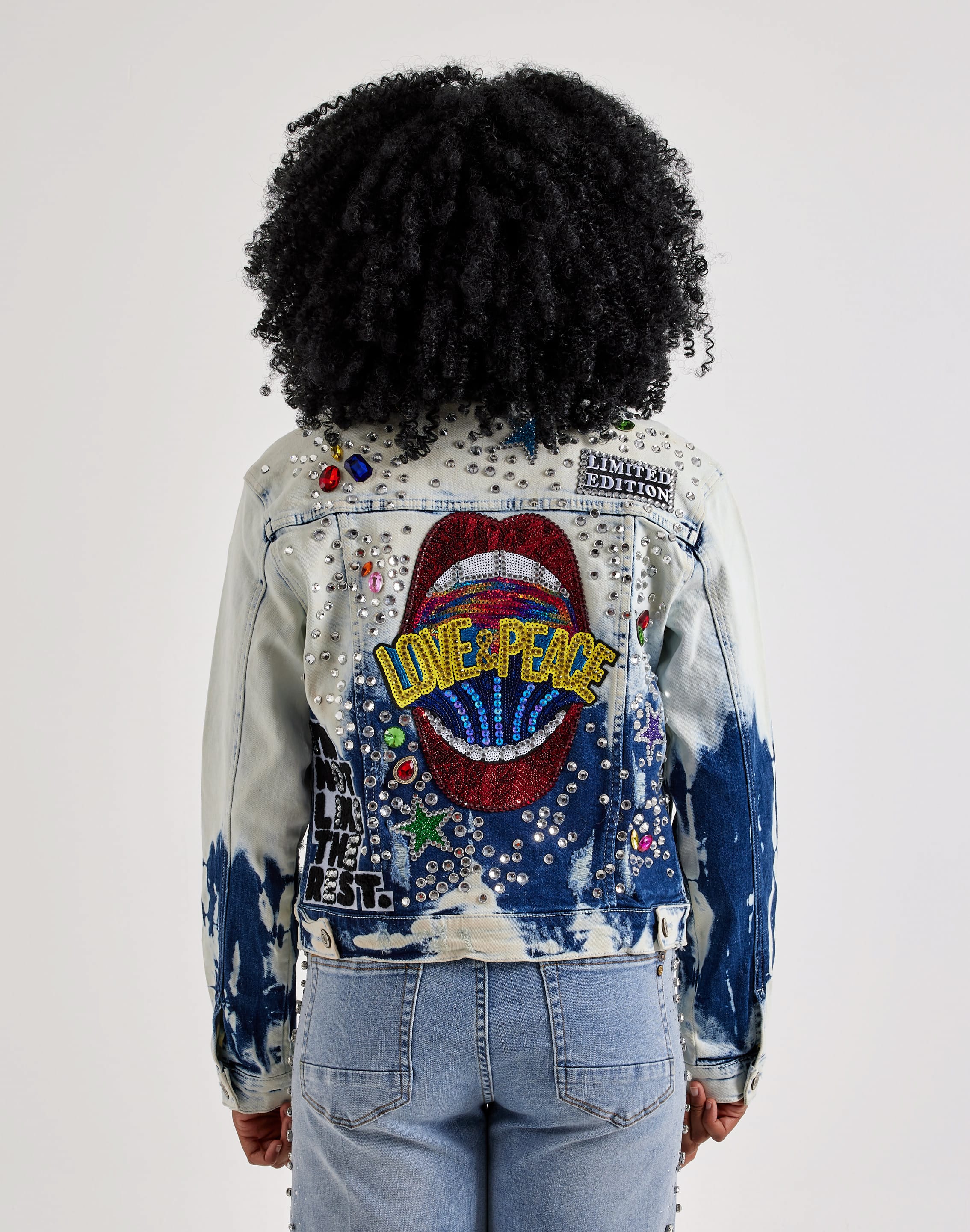 Photo of Kosturakis Crafts Love & Peace Denim Jacket