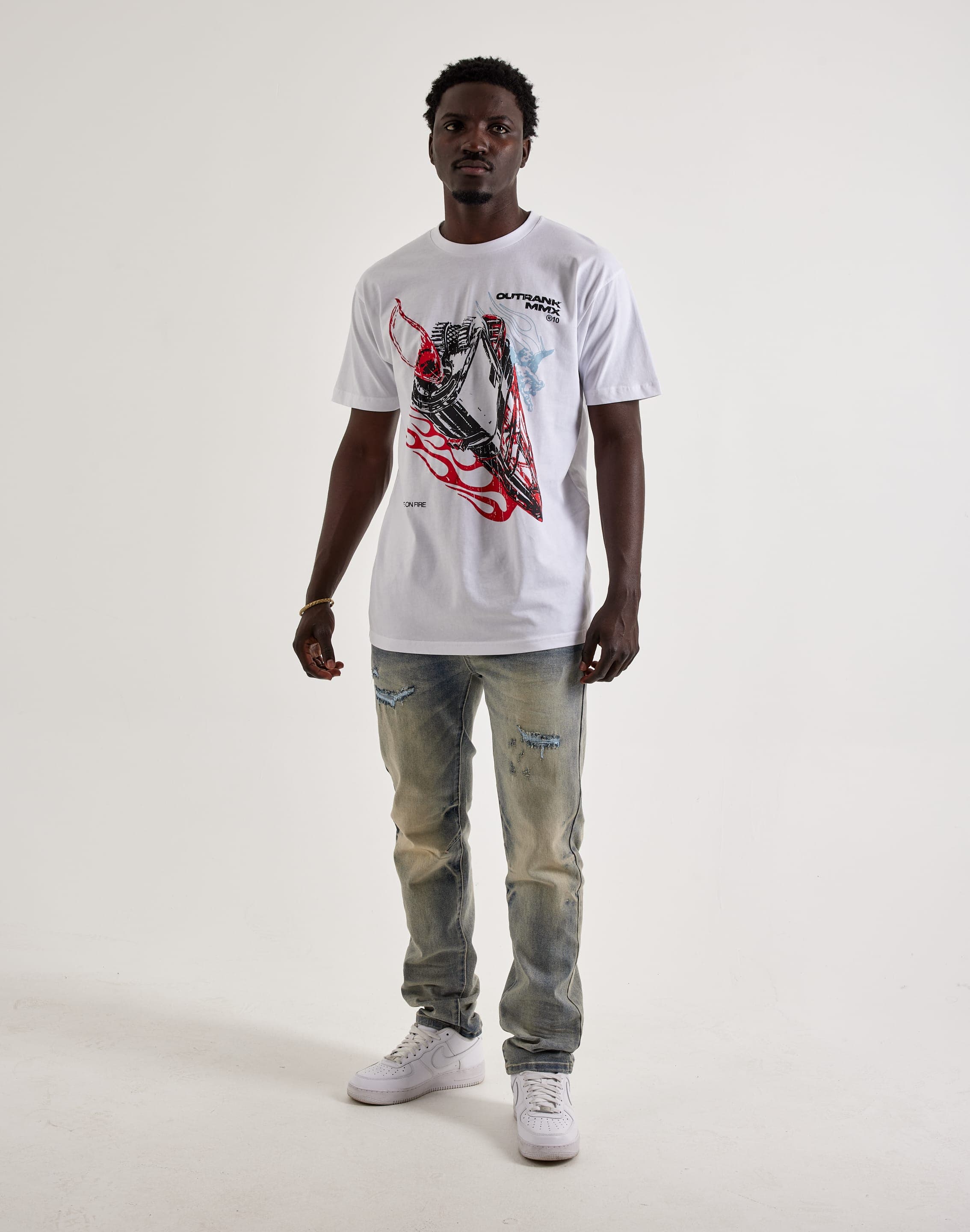 Outrank Outrank We On Fire Lighter Tee – DTLR
