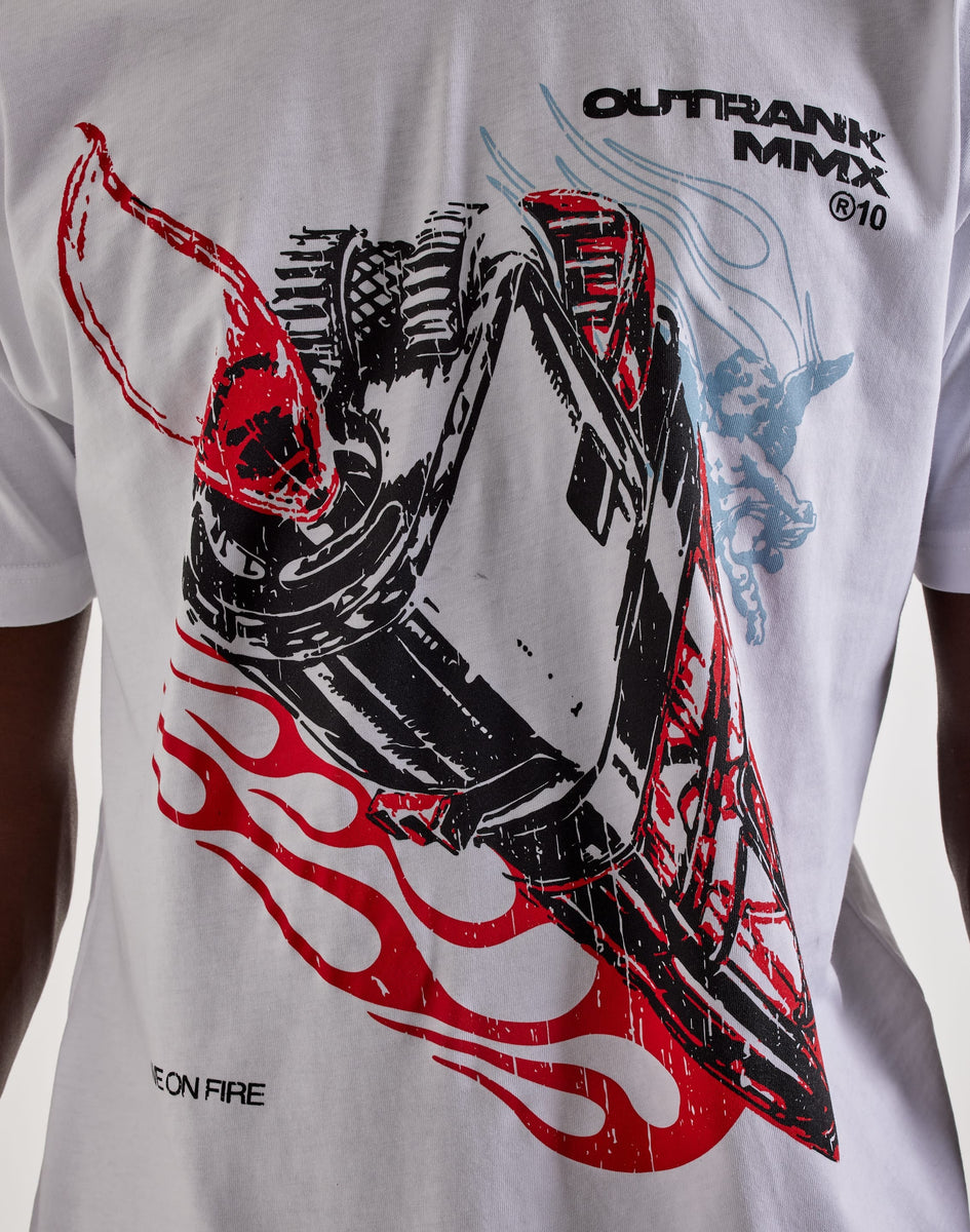 Outrank Outrank We On Fire Lighter Tee – DTLR