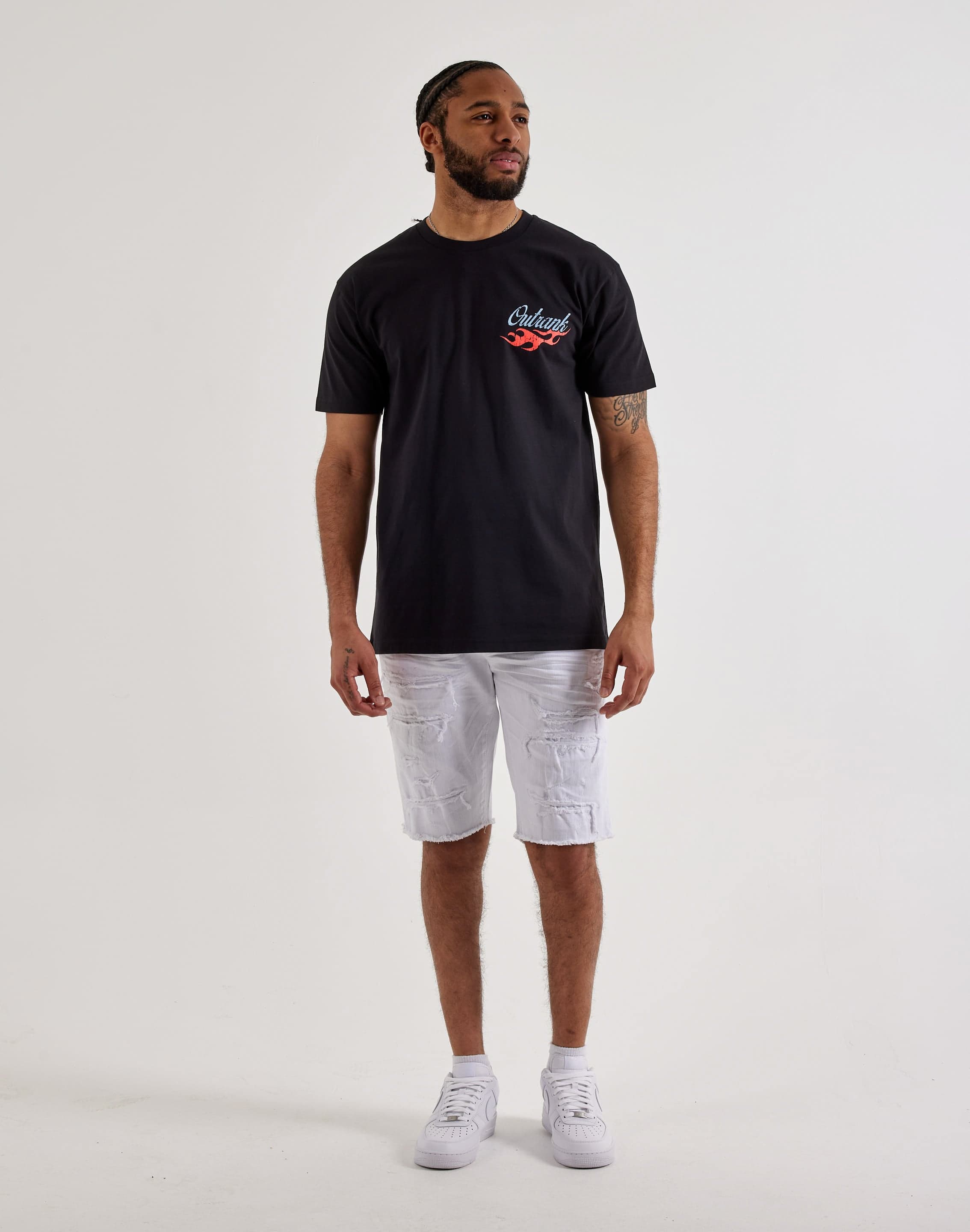 Outrank Outrank Real Ones Only Tee OR3751PR - Black Men's Graphic Tee - DTLR