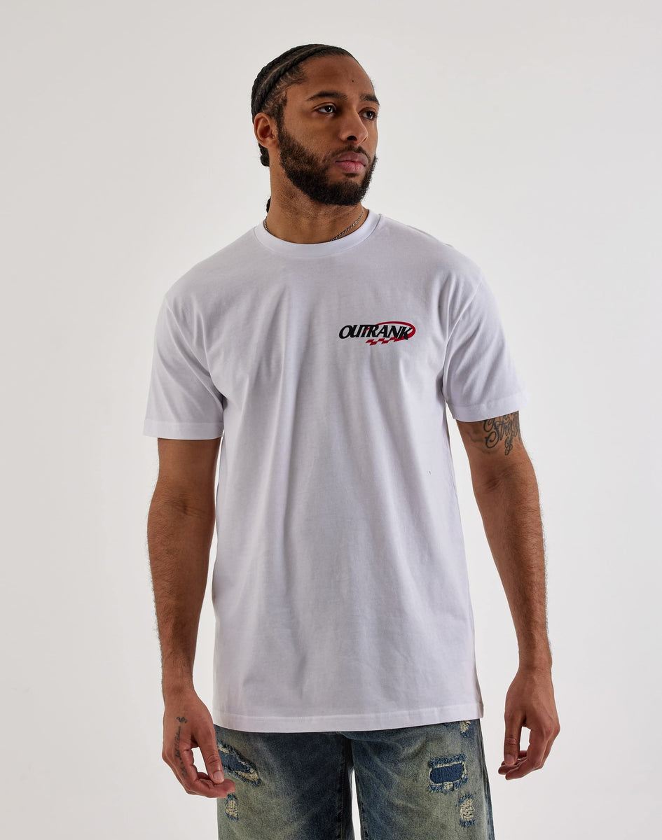 Outrank Outrank Winning Tee OR3754C - White Men's Graphic Tee - DTLR