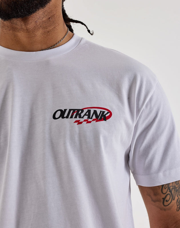Outrank Outrank Winning Tee OR3754C - White Men's Graphic Tee - DTLR