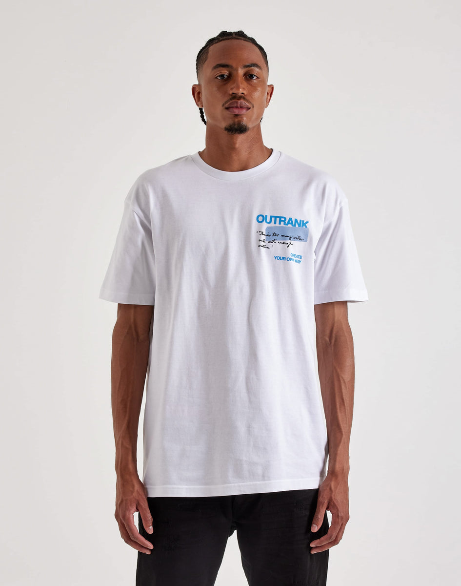 Outrank Outrank Create Your Own Way Tee – DTLR