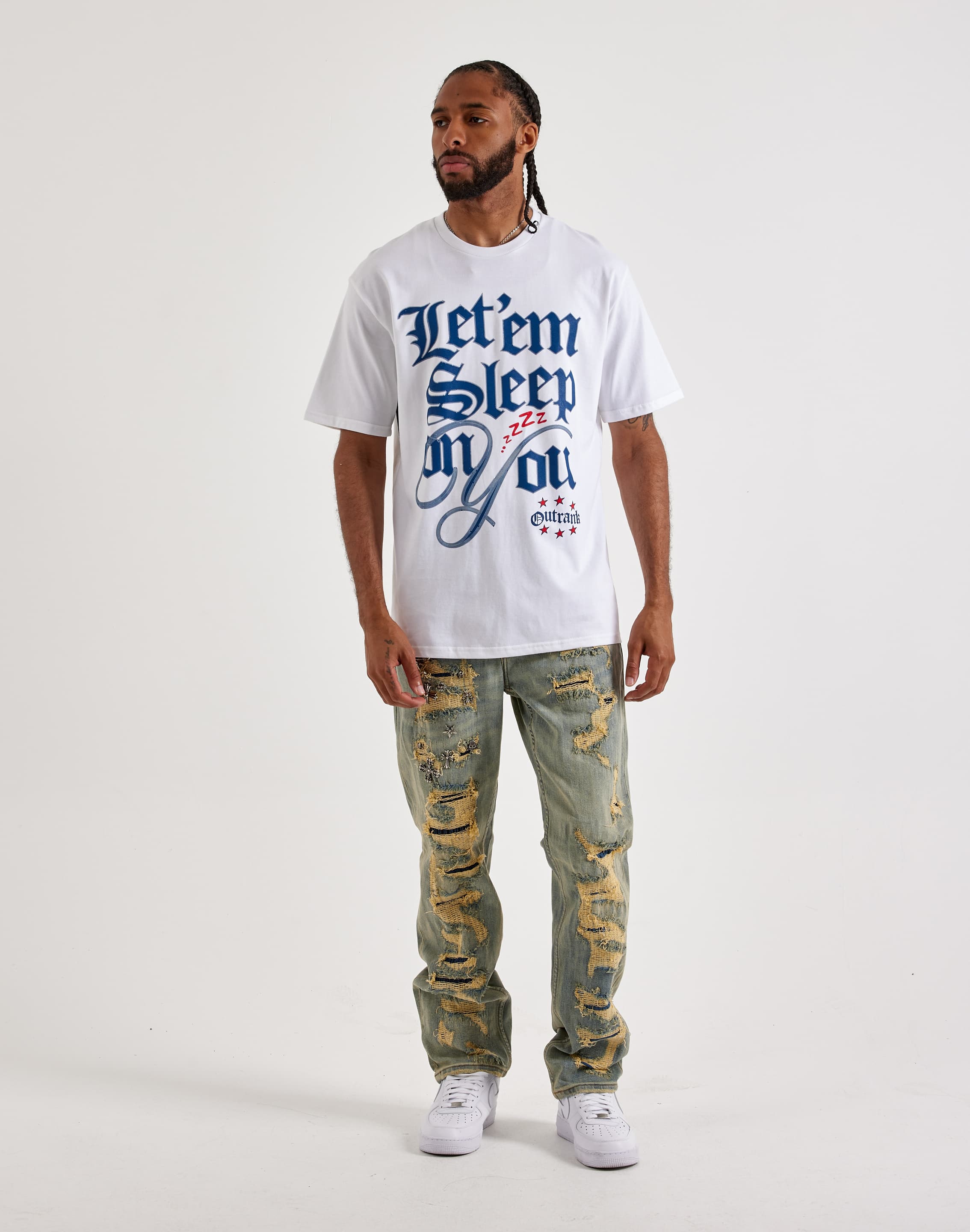 Photo of Outrank  Let ’Em Sleep On You Graphic Tee