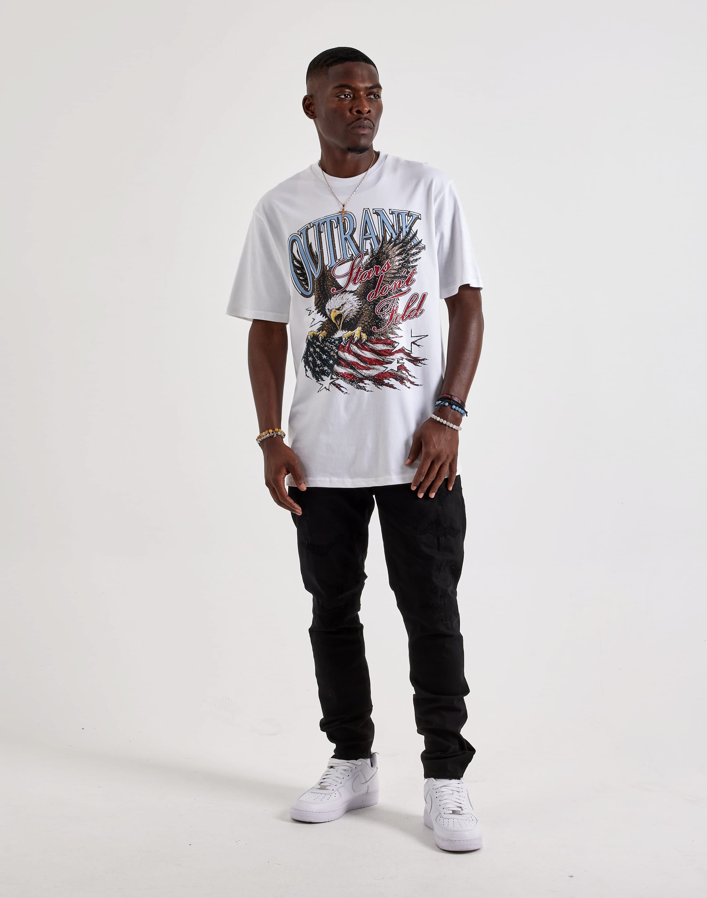 Photo of Outrank Stars Don't Fold Tee
