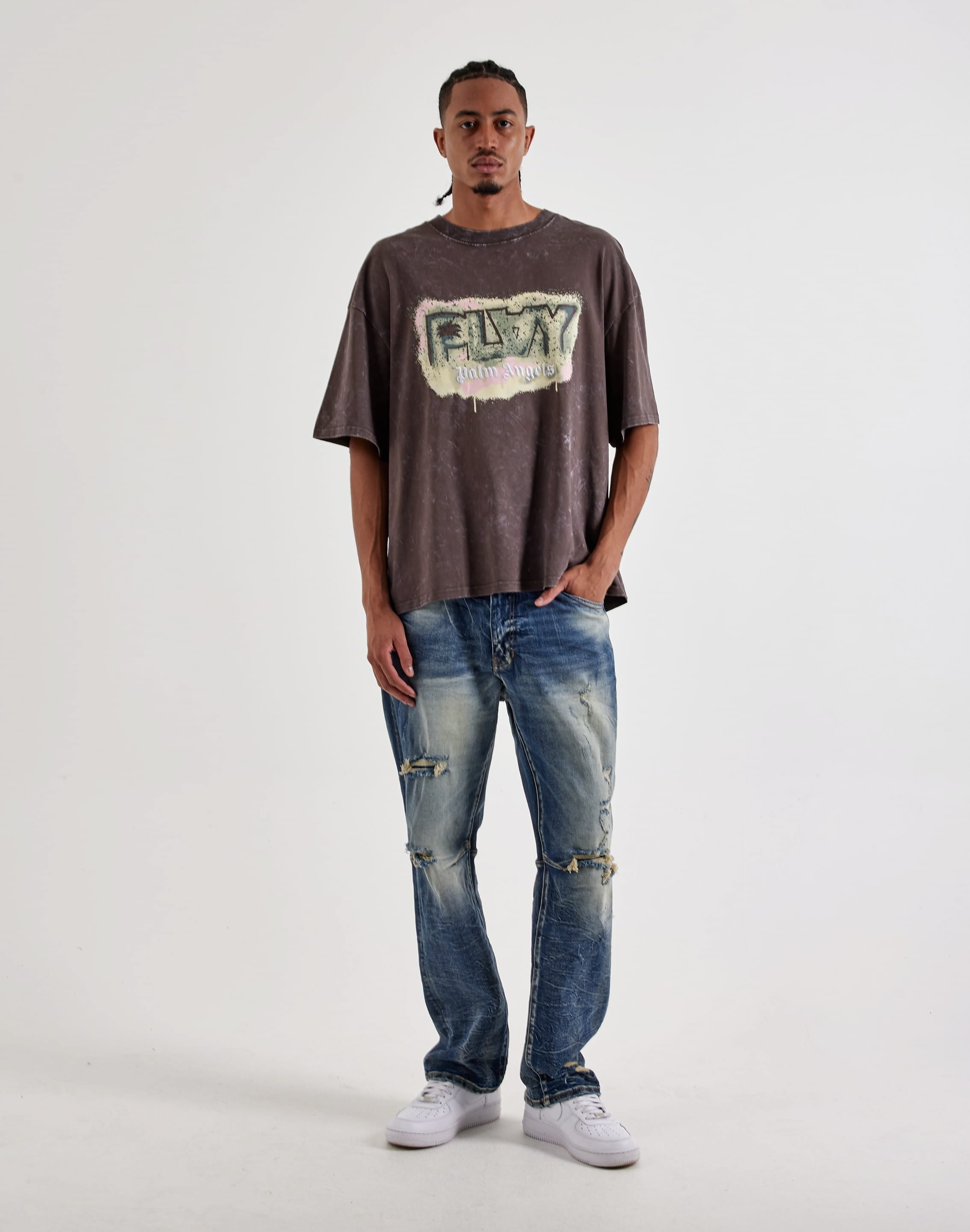 PLAY Palm Angels Graffiti Angel Tee, image 4 of 4