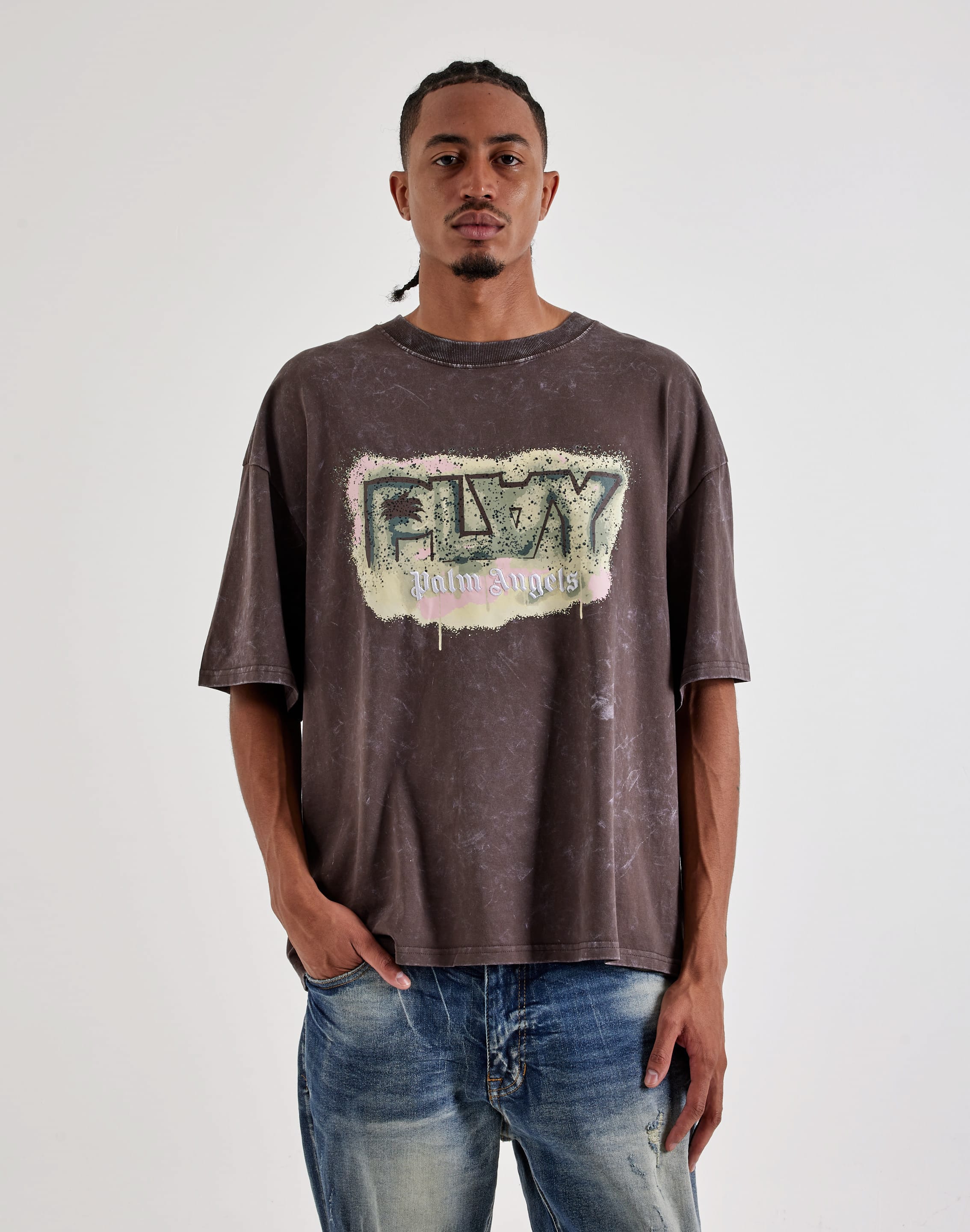 PLAY Palm Angels Graffiti Angel Tee, image 1 of 4