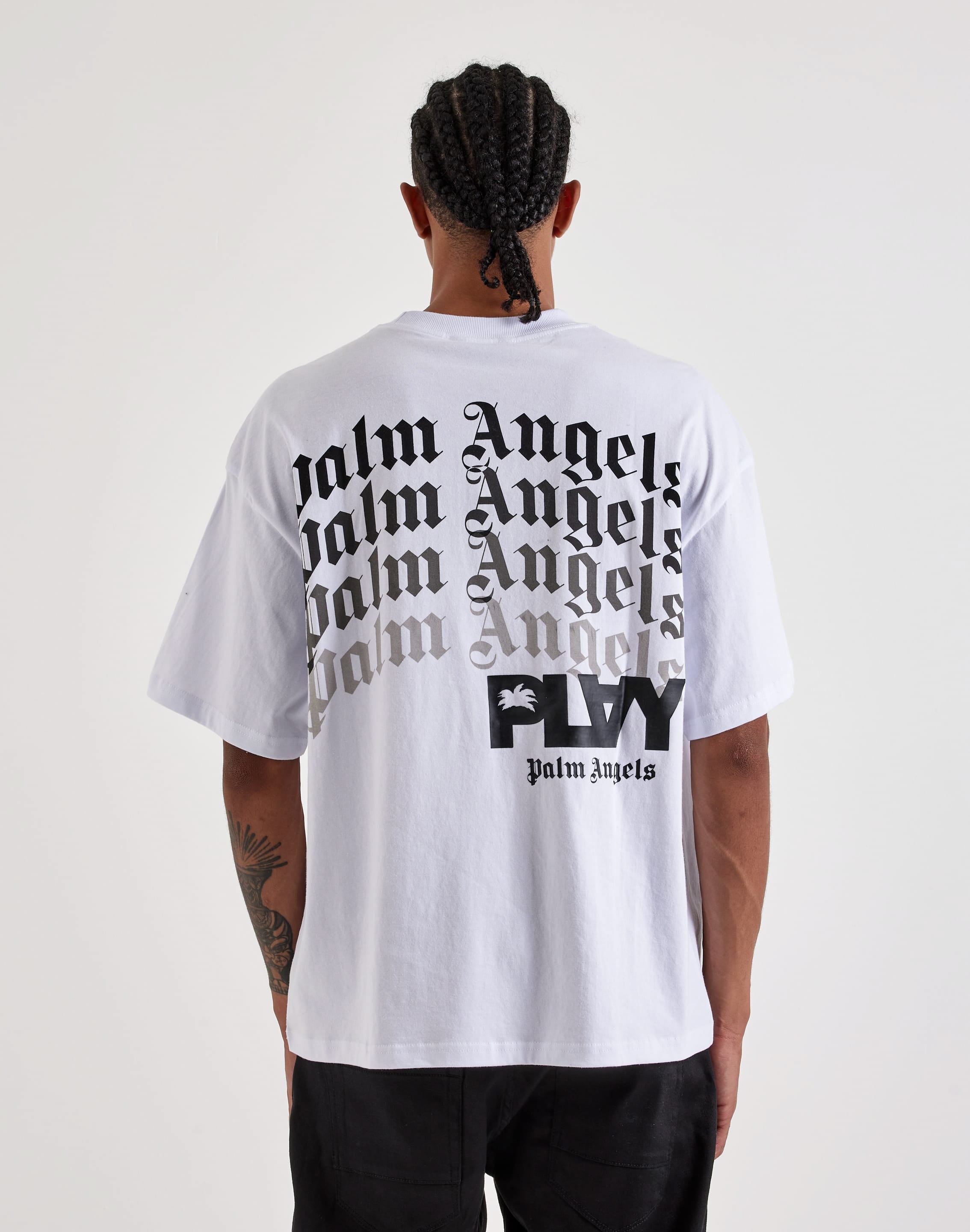 Photo of PLAY Palm Angels Repeating Logo Tee