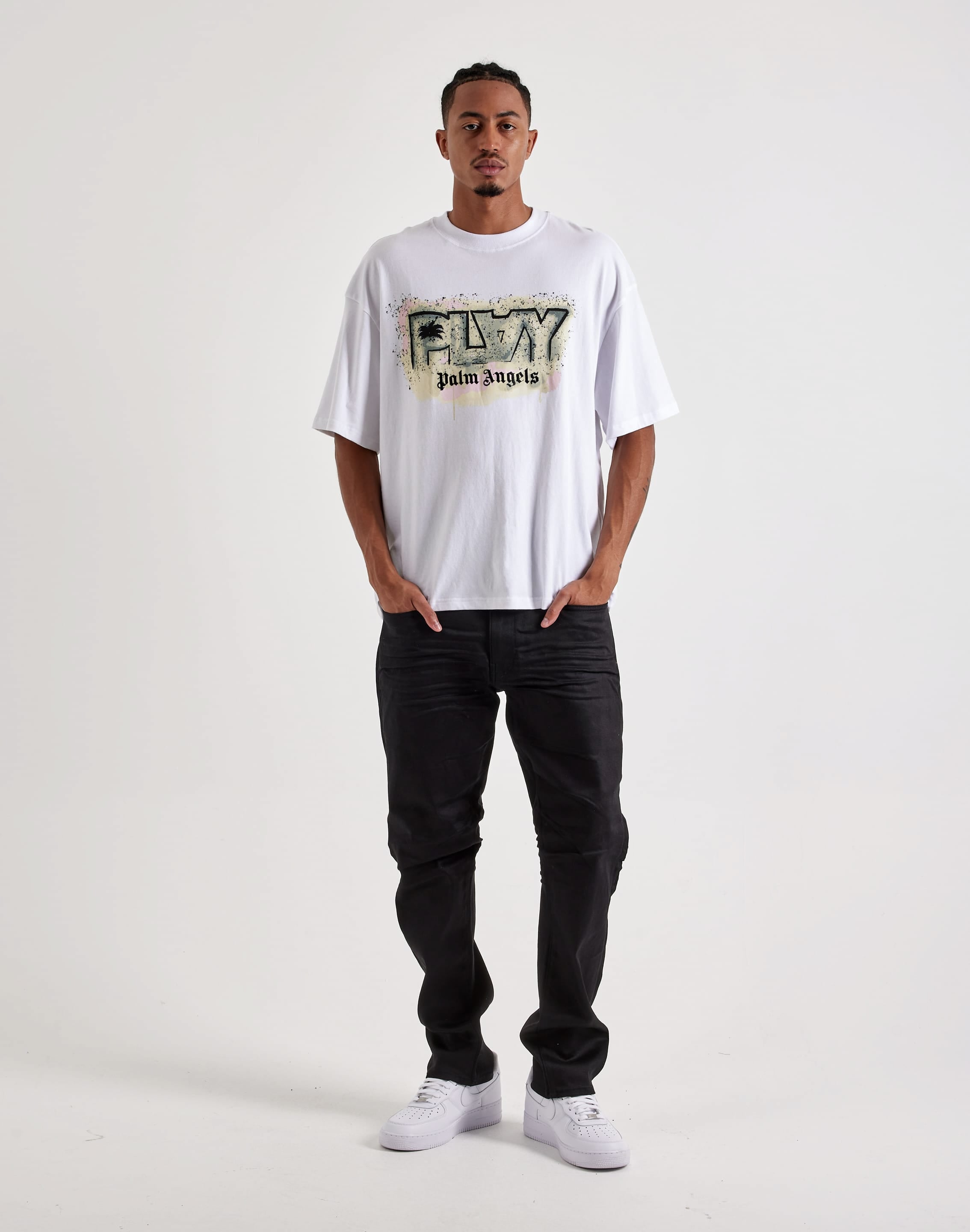 Photo of PLAY Palm Angels Graffiti Angel Tee