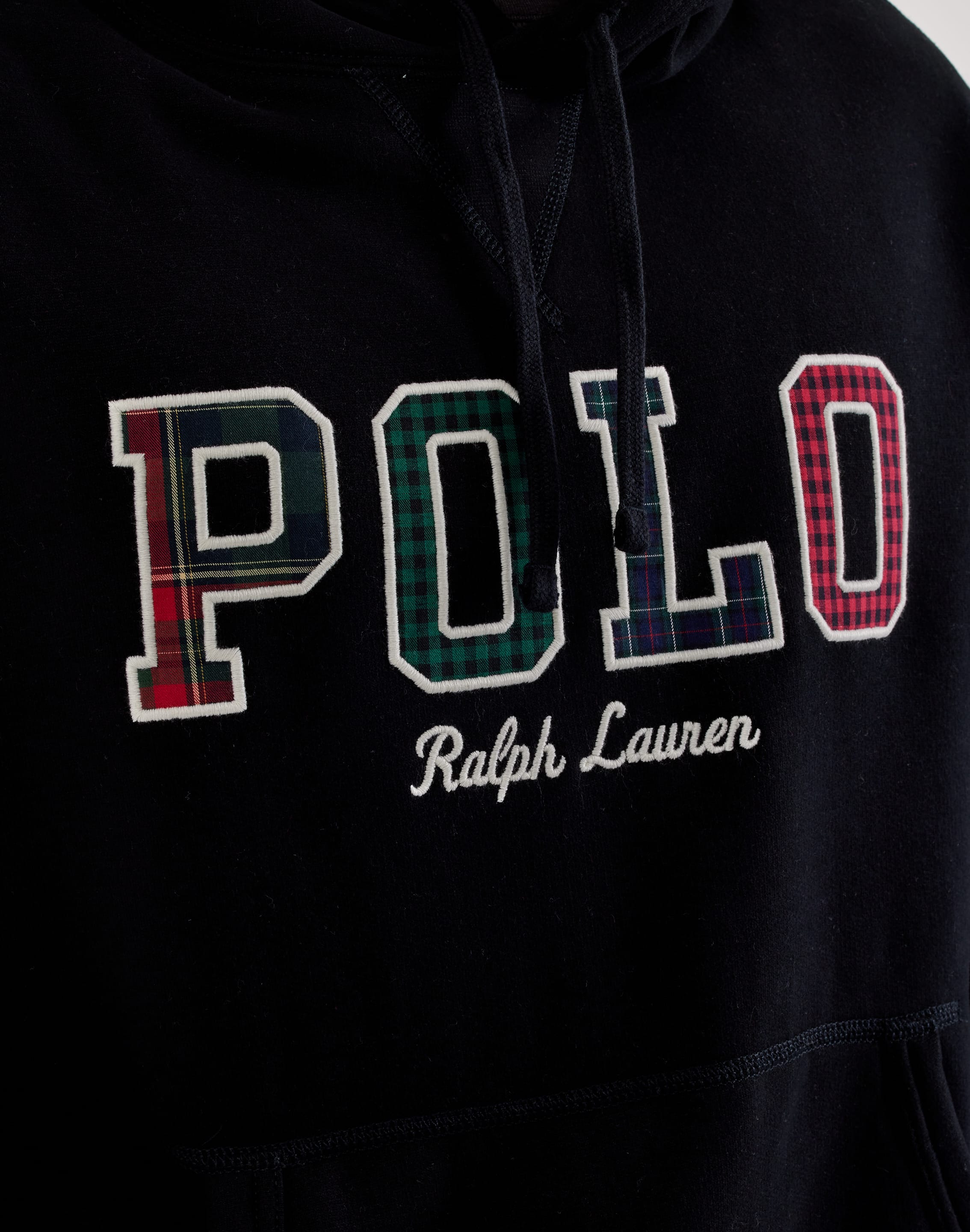 Polo Ralph Lauren Plaid Logo Fleece Pullover Hoodie – DTLR