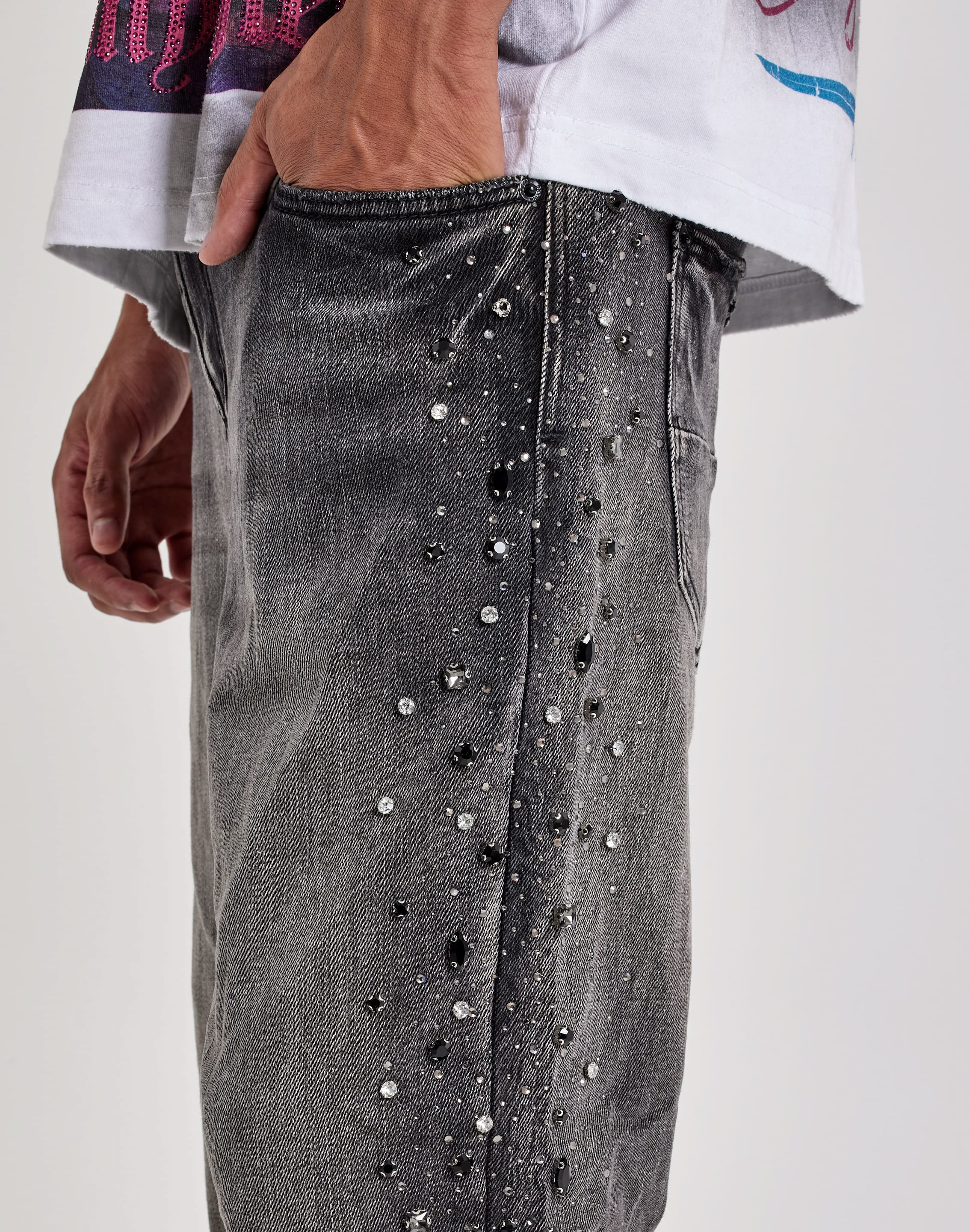 Photo of Preme Slim Side Stone Denim Jeans