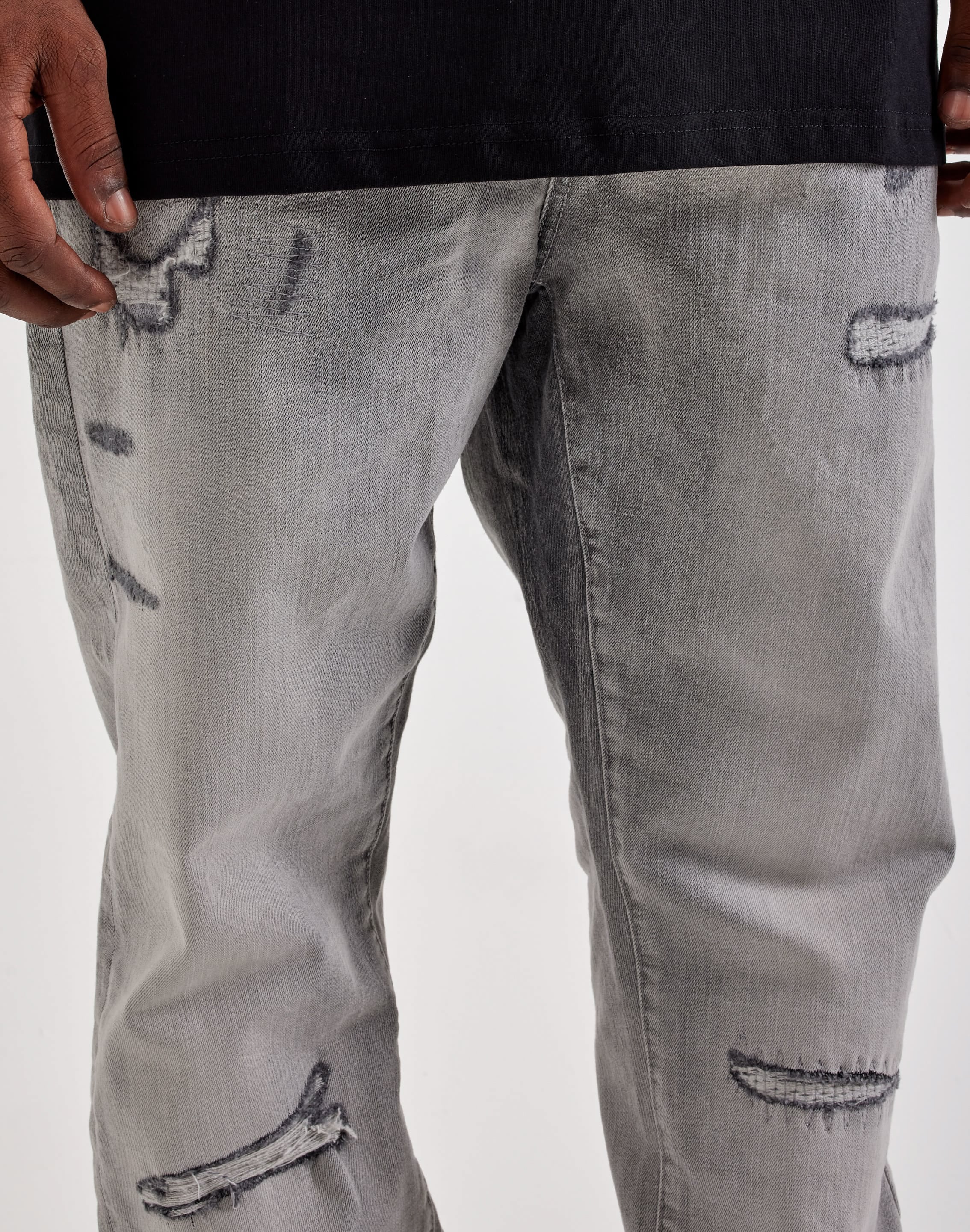 Photo of Preme Slim Distressed Denim Jeans