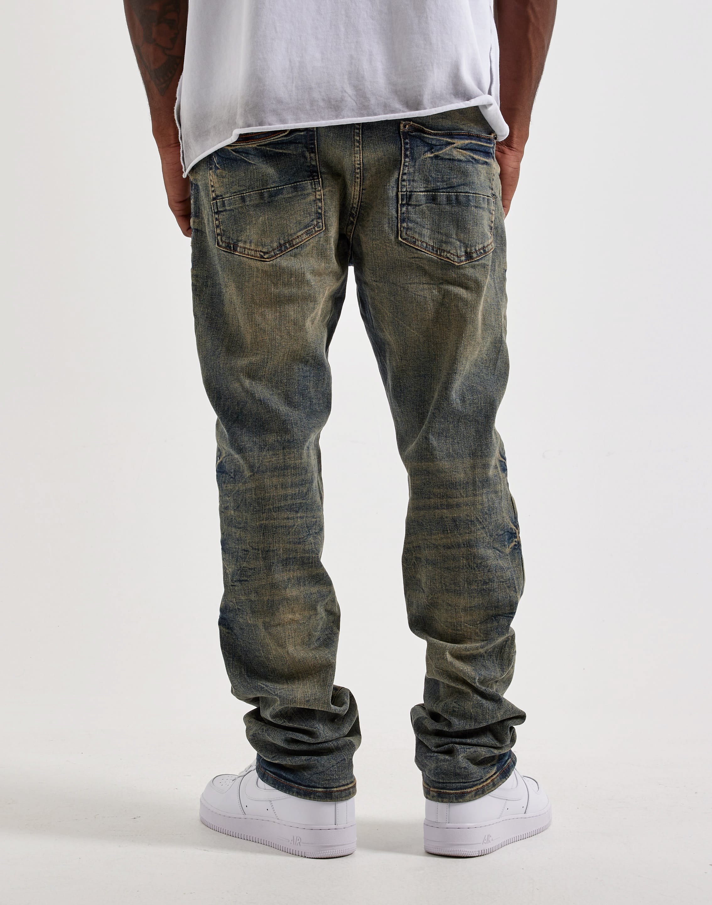 Photo of Preme Slim Coated Denim Jeans