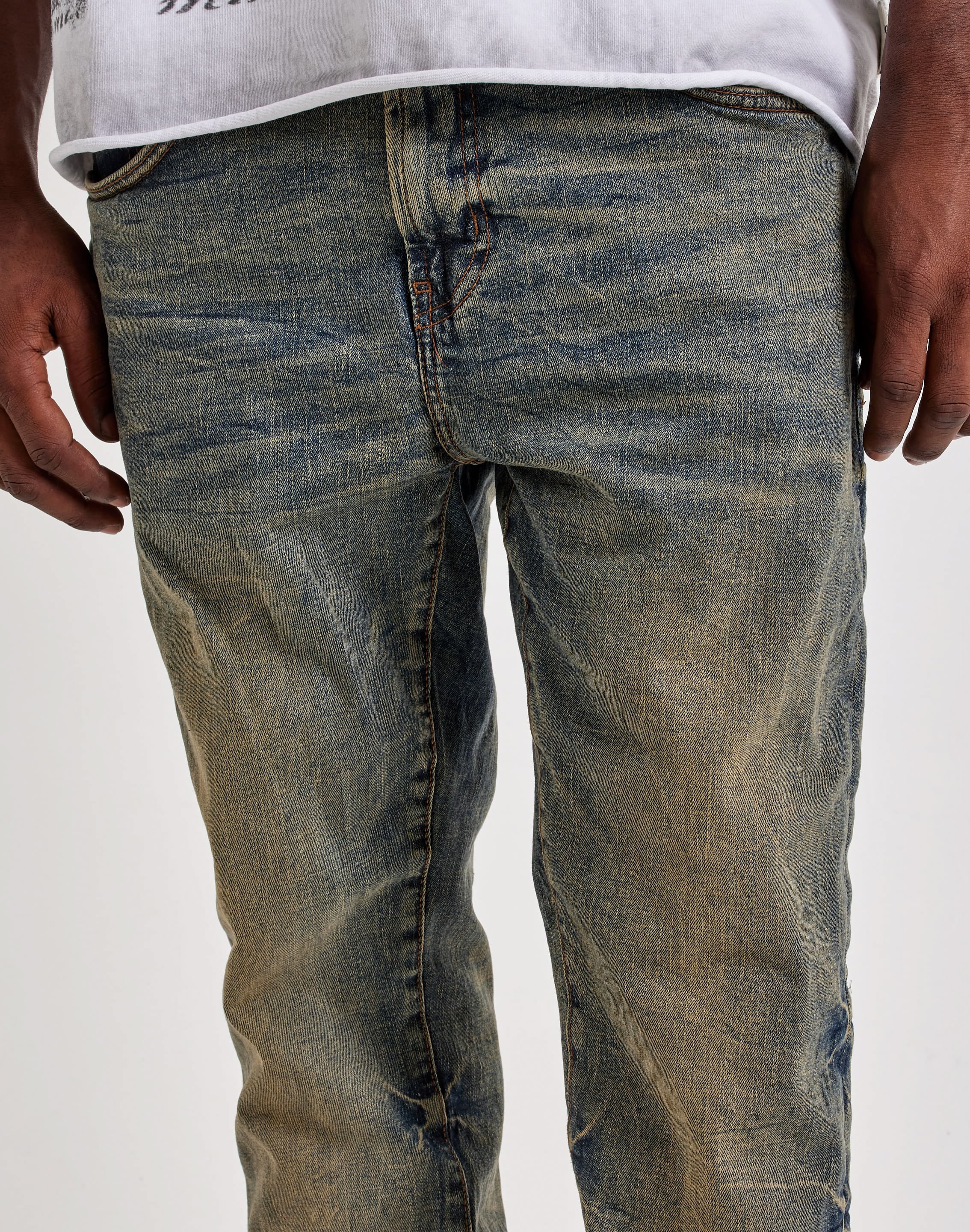 Photo of Preme Slim Coated Denim Jeans