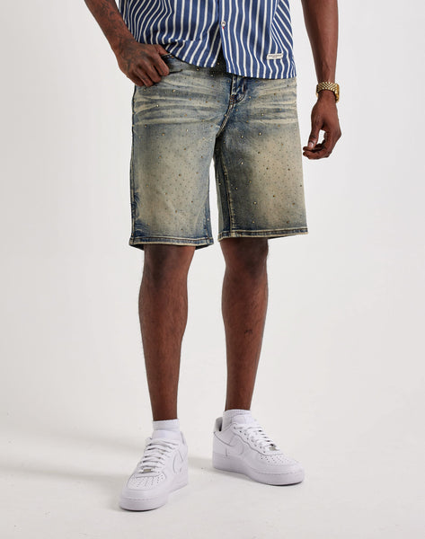 Preme Allover Gem Denim Shorts – DTLR